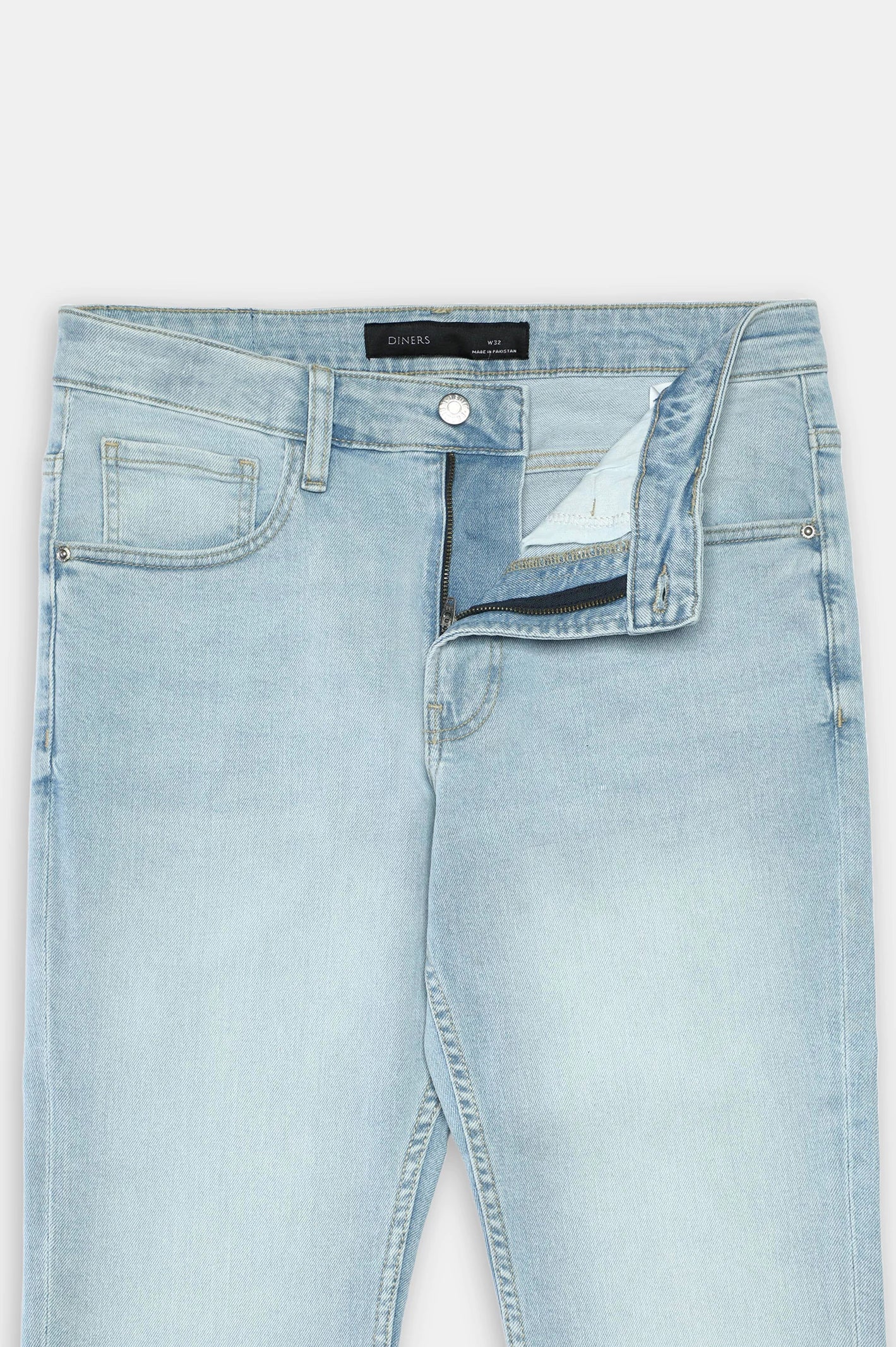 Light Blue Slim Fit Jeans - Image 5