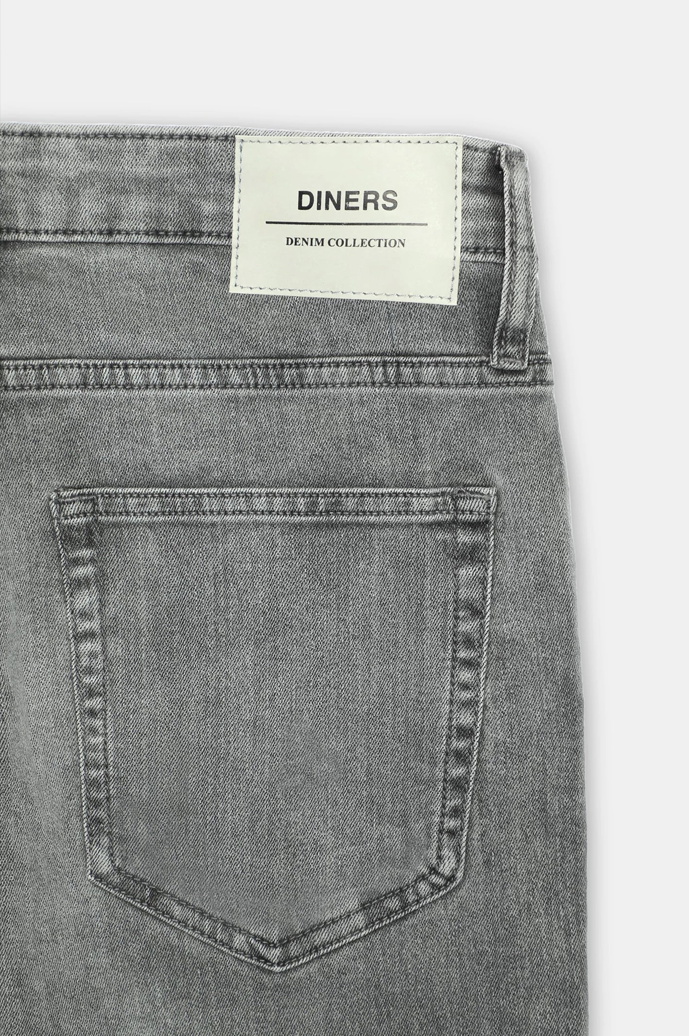 Light Grey Slim Fit Jeans - Image 7
