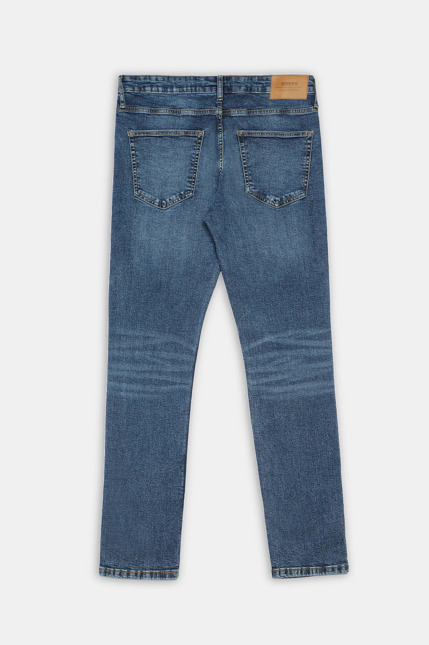 Medium Blue Slim Fit Jeans - Image 9