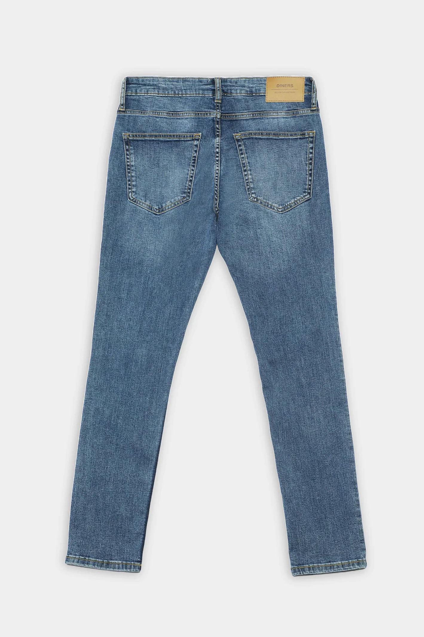 Medium Blue Slim Fit Jeans - Image 9