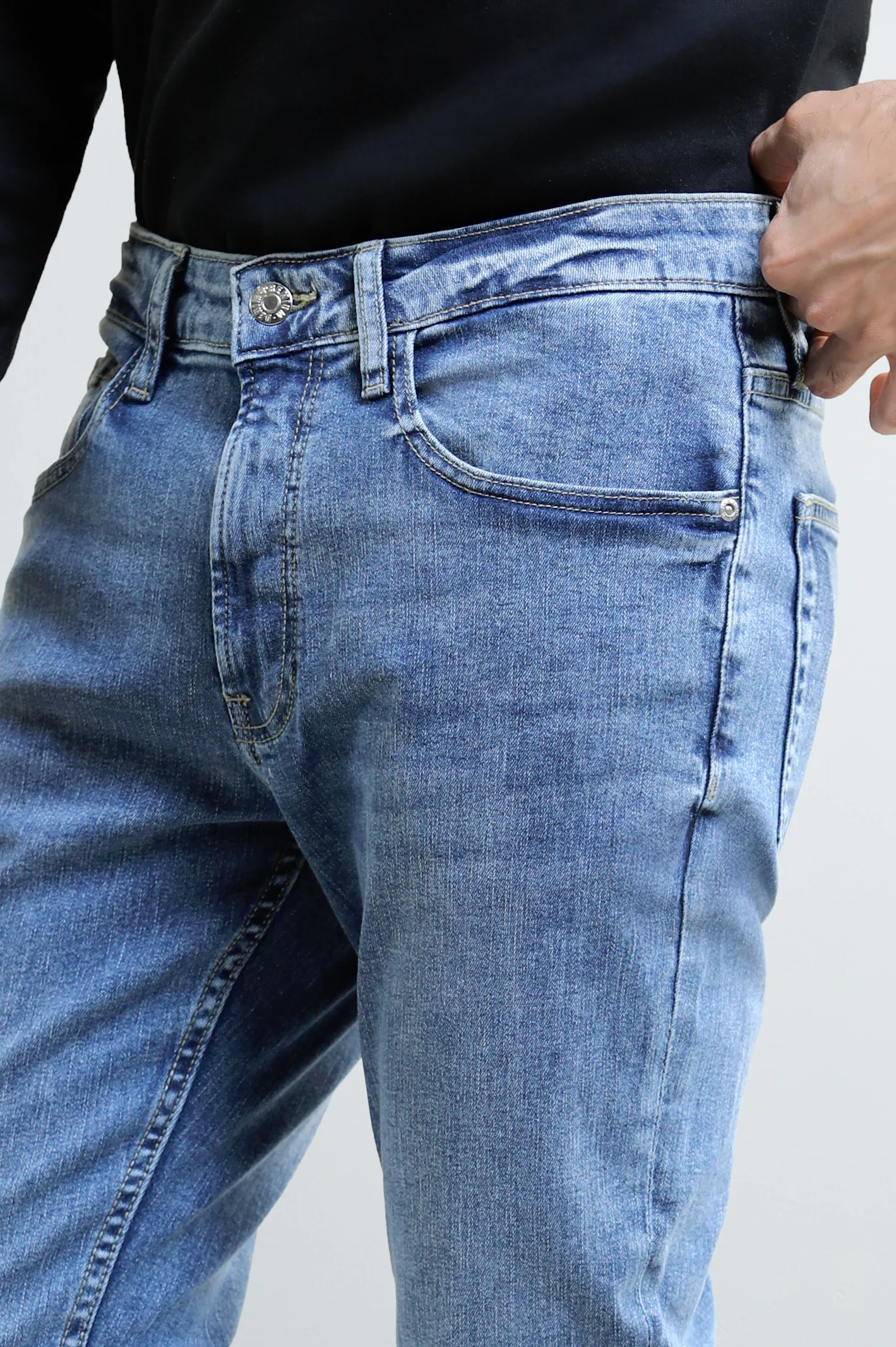Blue Slim Fit Jeans - Image 2
