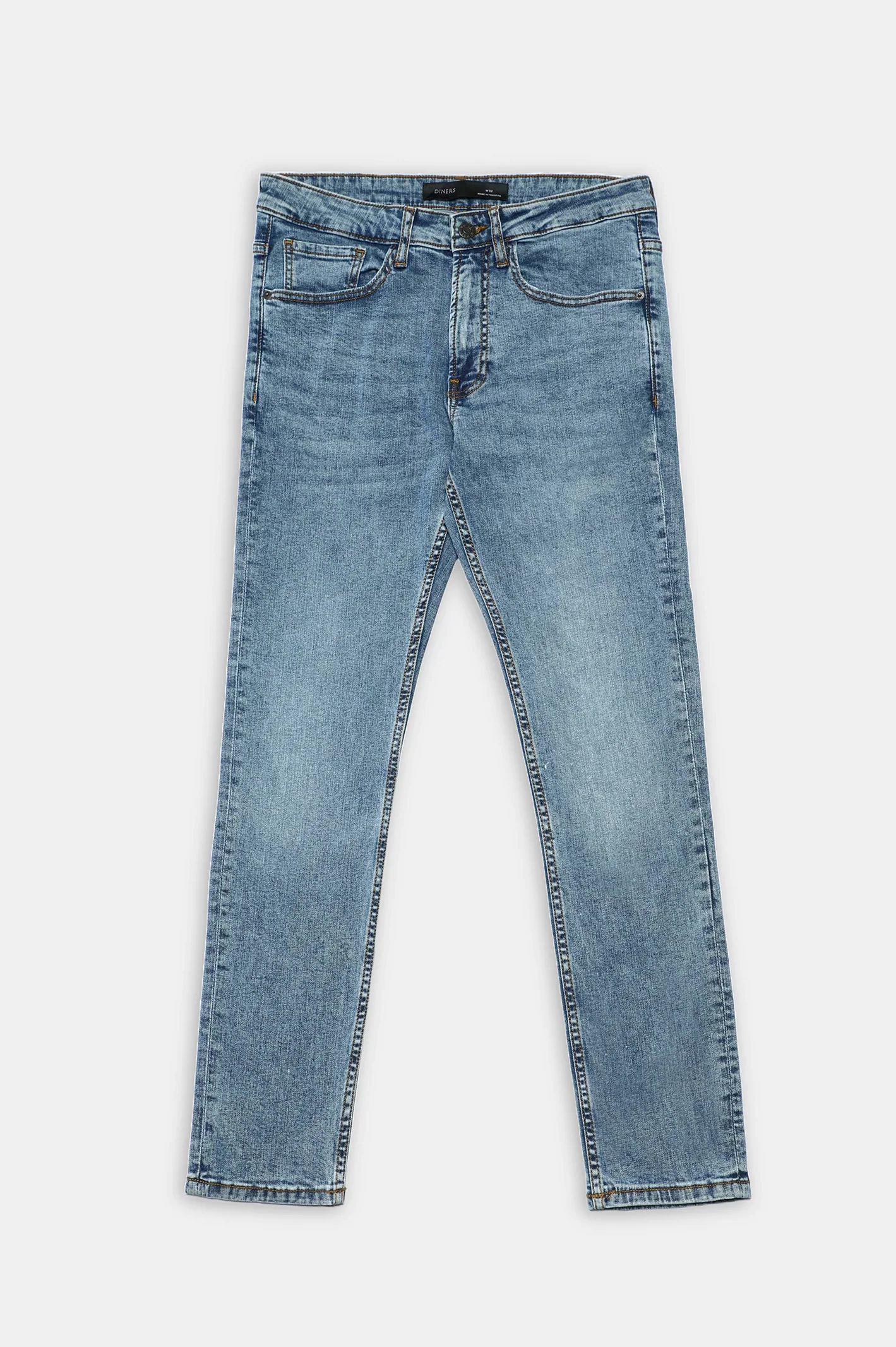 Medium Blue Slim Fit Jeans - Image 4