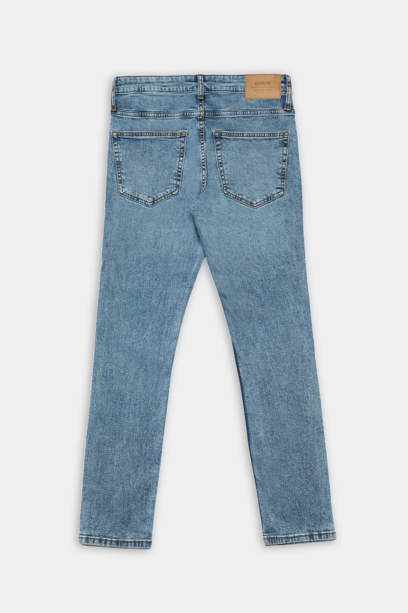 Medium Blue Slim Fit Jeans - Image 9