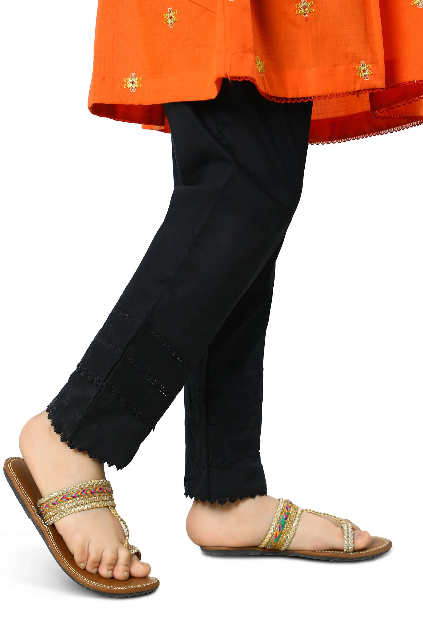 Bottom For Girls In SKU: KGKB-0045 BLACK - Image 2