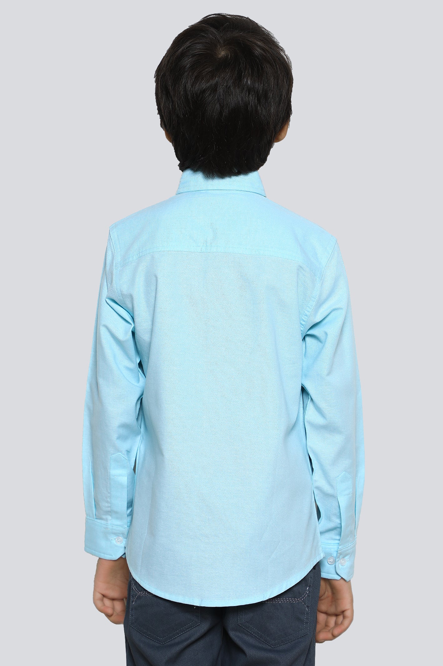Sea Green Badge Casual Shirt - Image 2