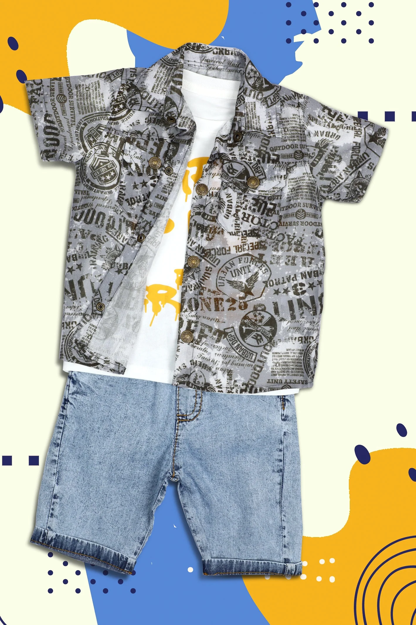 Graphic Printed Boys Combos