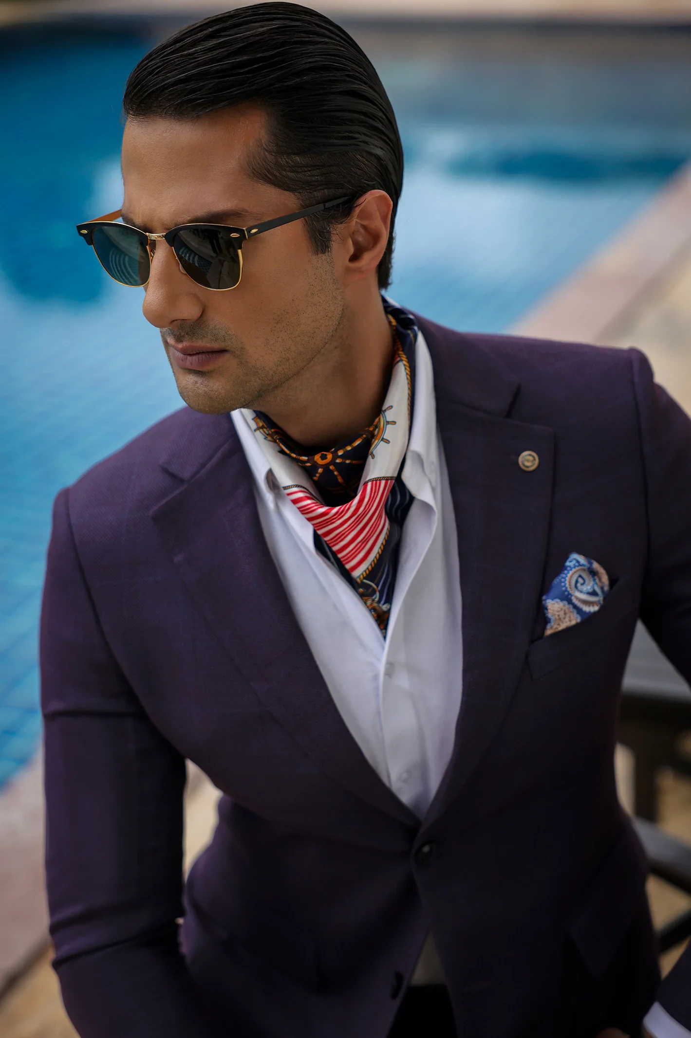 Purple Men Blazer - Image 5