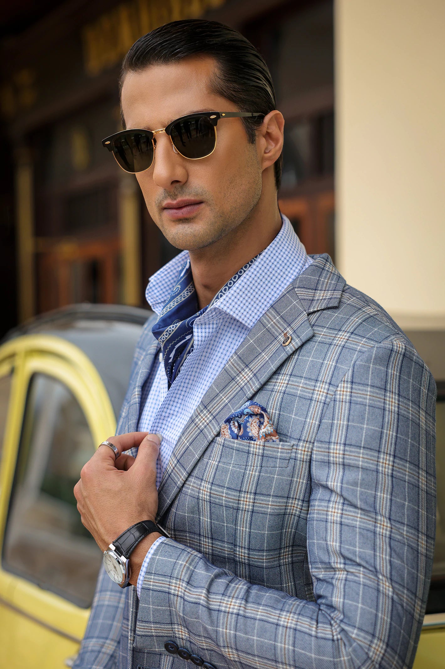 Blue Check Blazer - Image 5