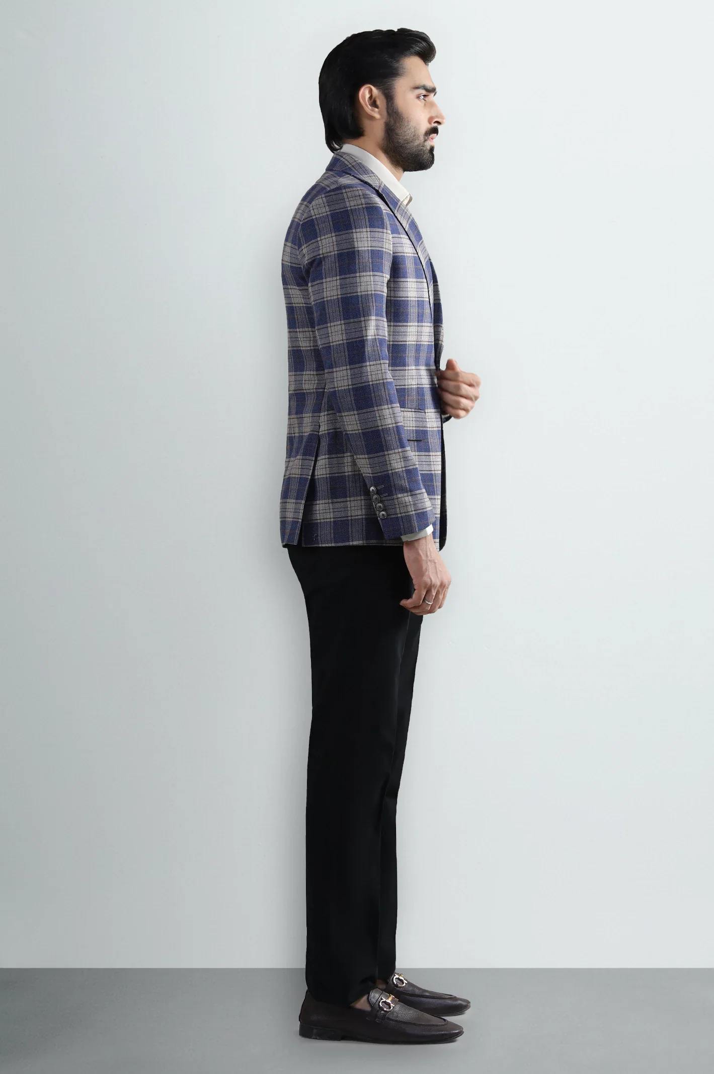 Blue Check Blazer - Image 3