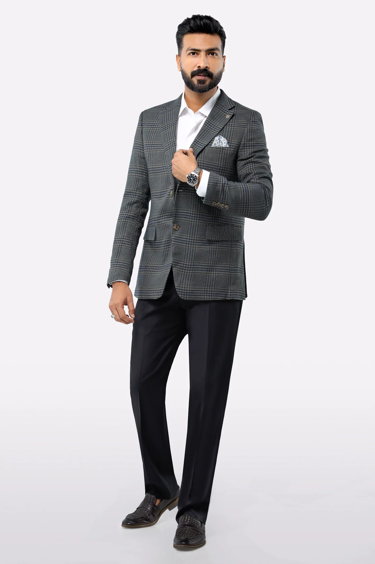 Green Check Blazer - Image 2