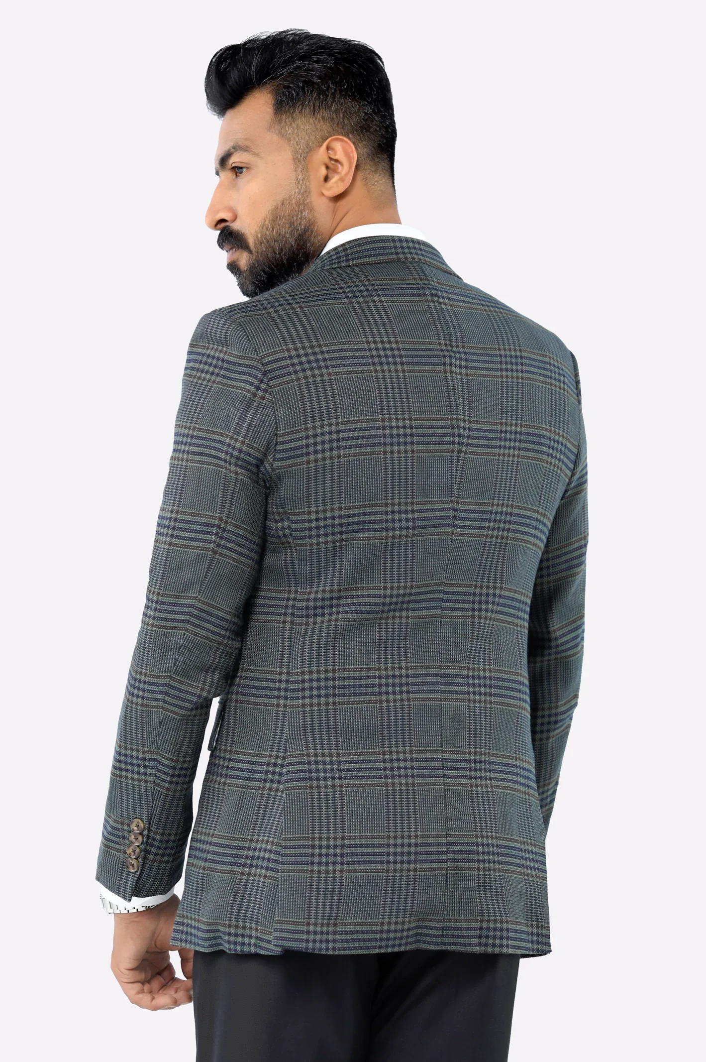 Green Check Blazer - Image 3