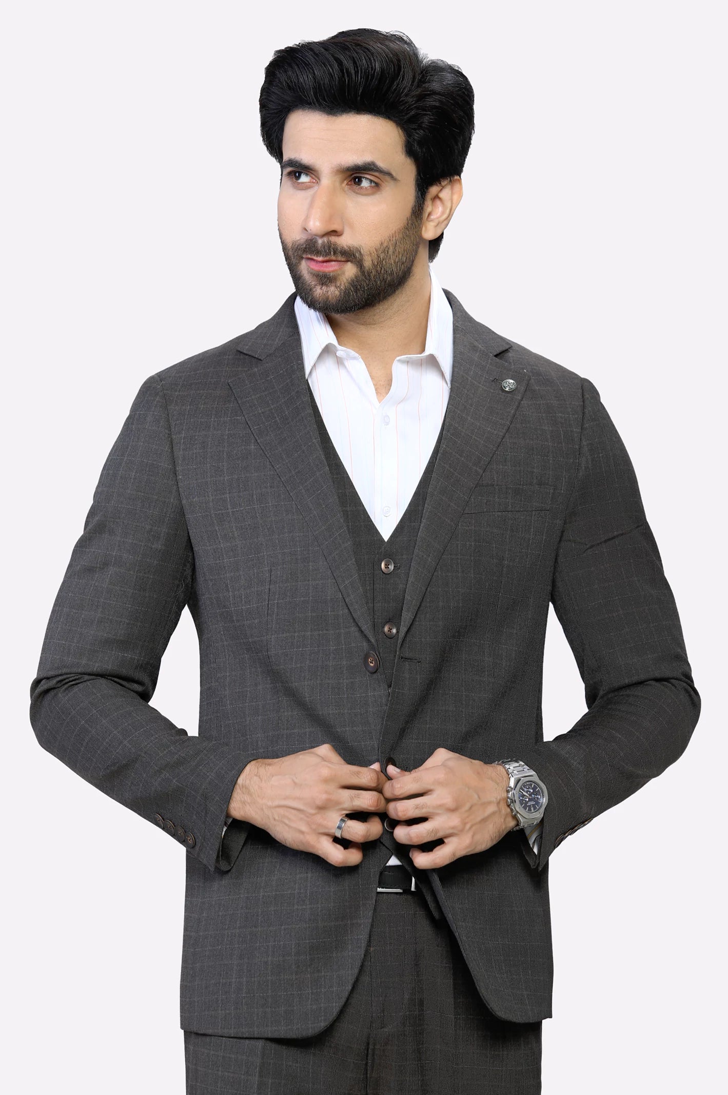 Brown Formal 3PC Suit - Image 2