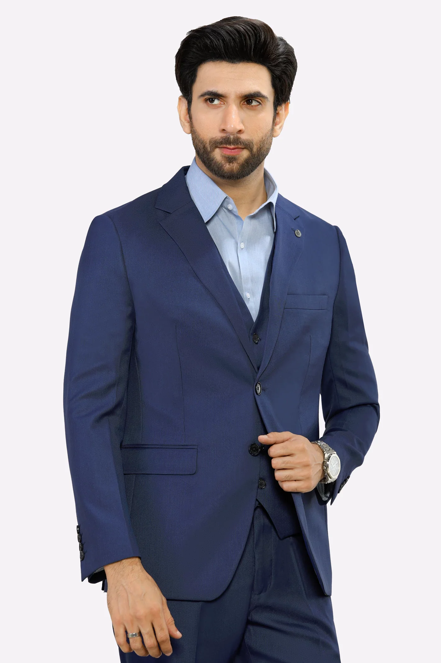 Royal Blue Formal 3PC Suit - Image 2