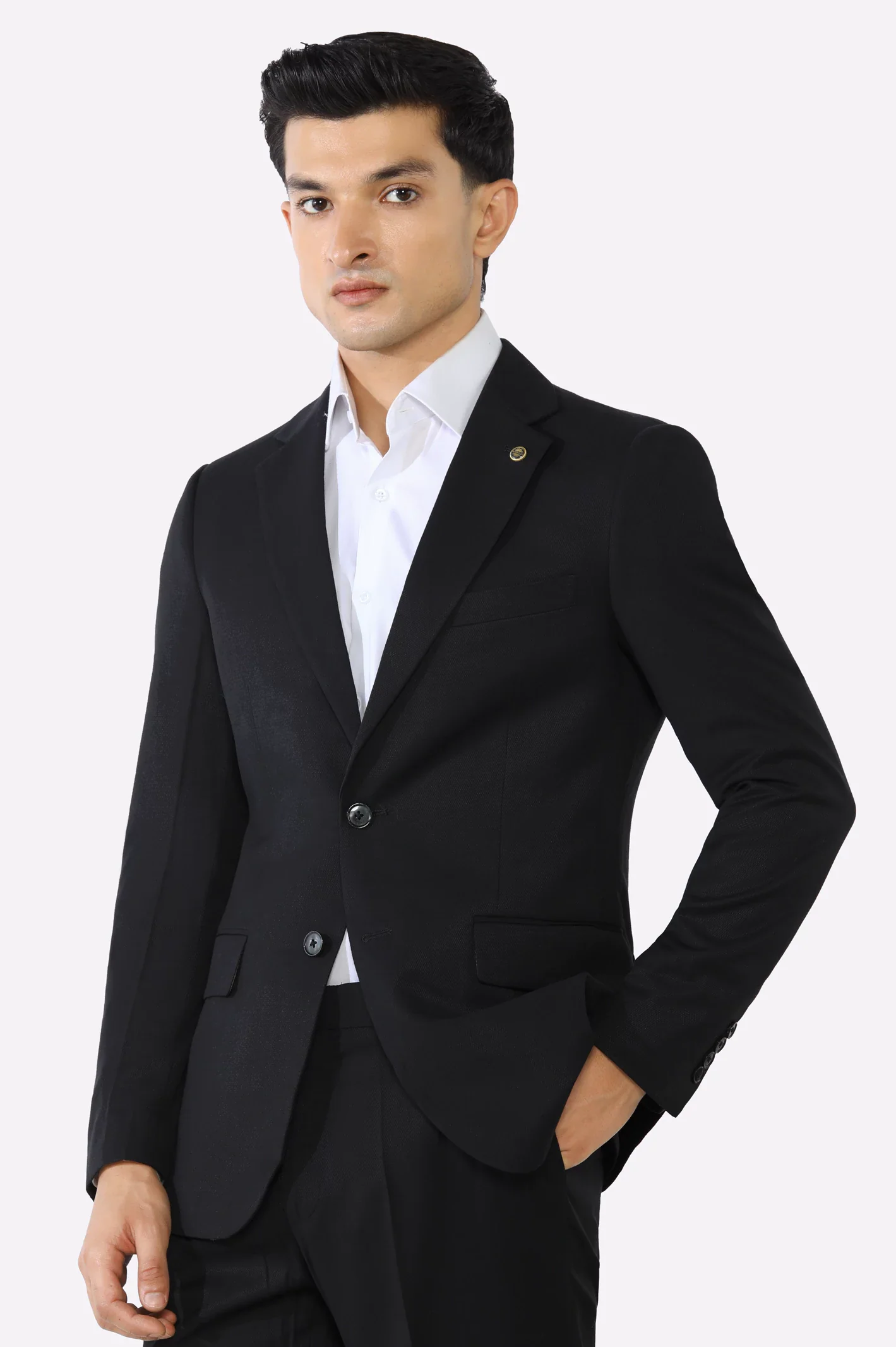 Black Formal 2PC Suit - Image 2