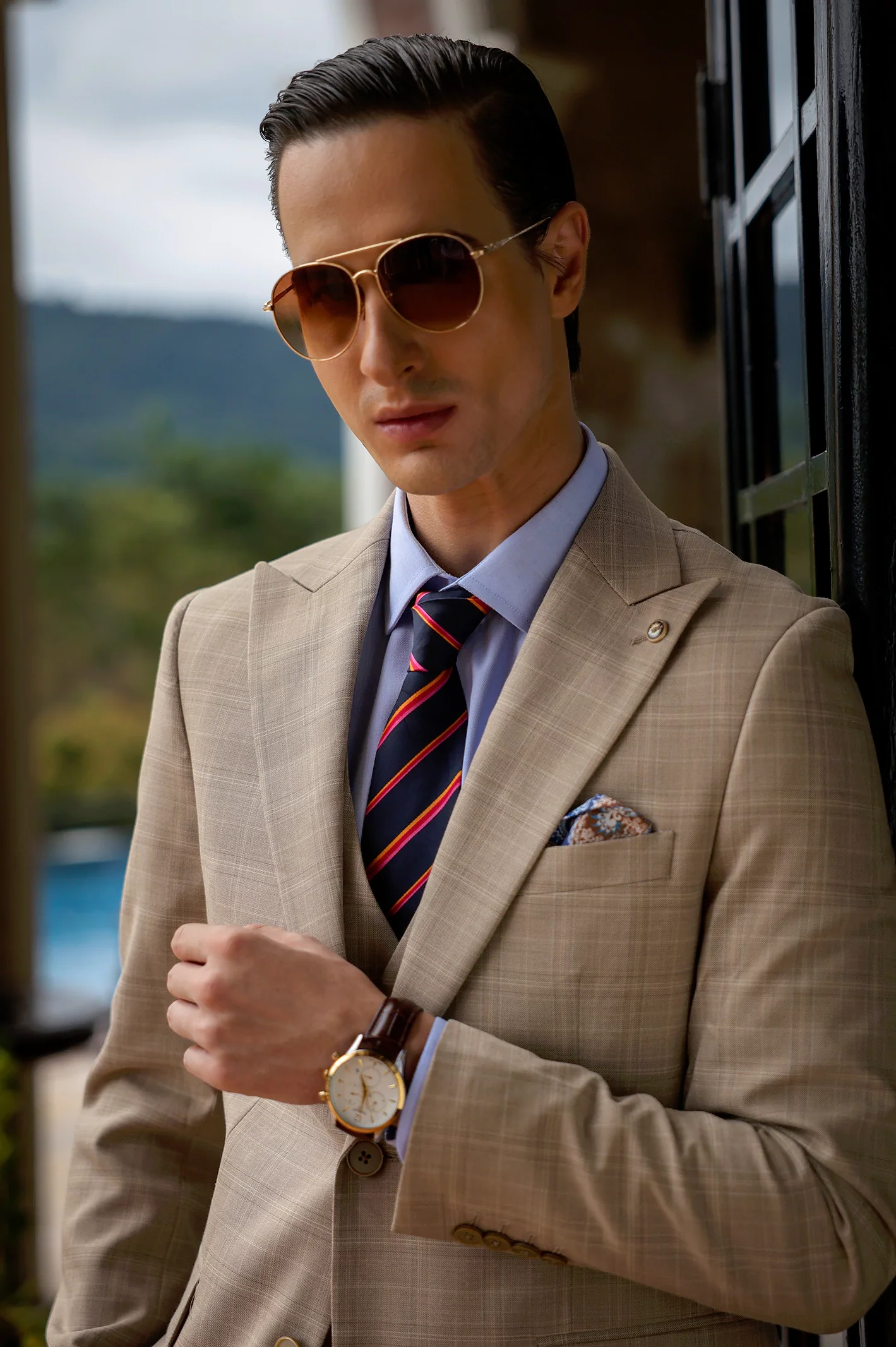 Fawn Formal 3PC Suit - Image 2