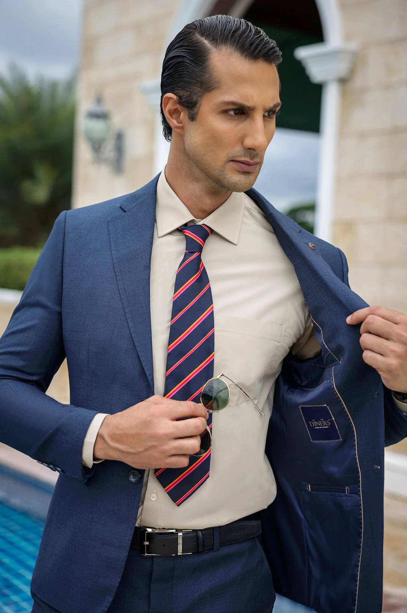 Dark Blue Formal 2PC Suit - Image 5