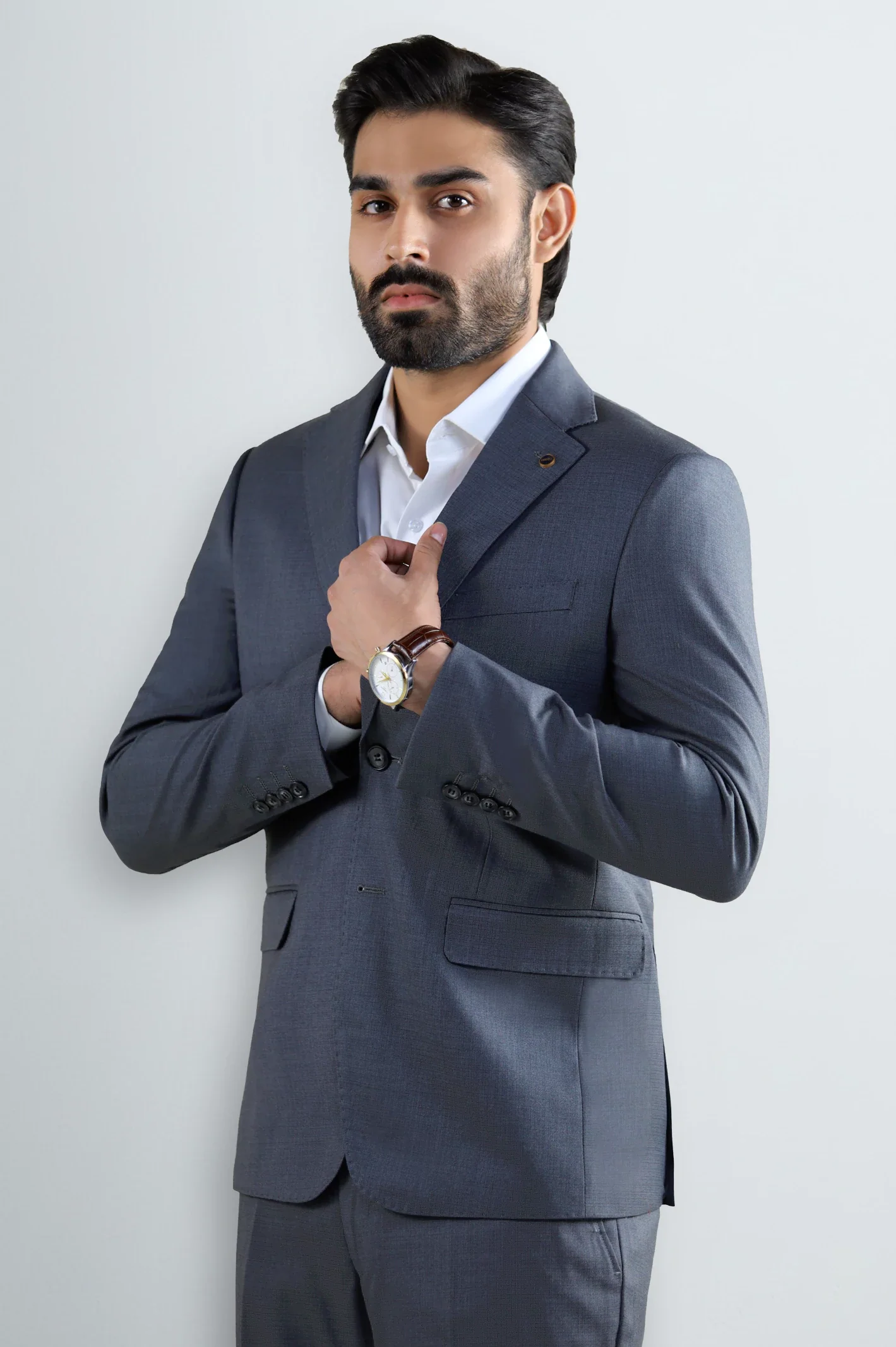 Grey Formal 2PC Suit - Image 3