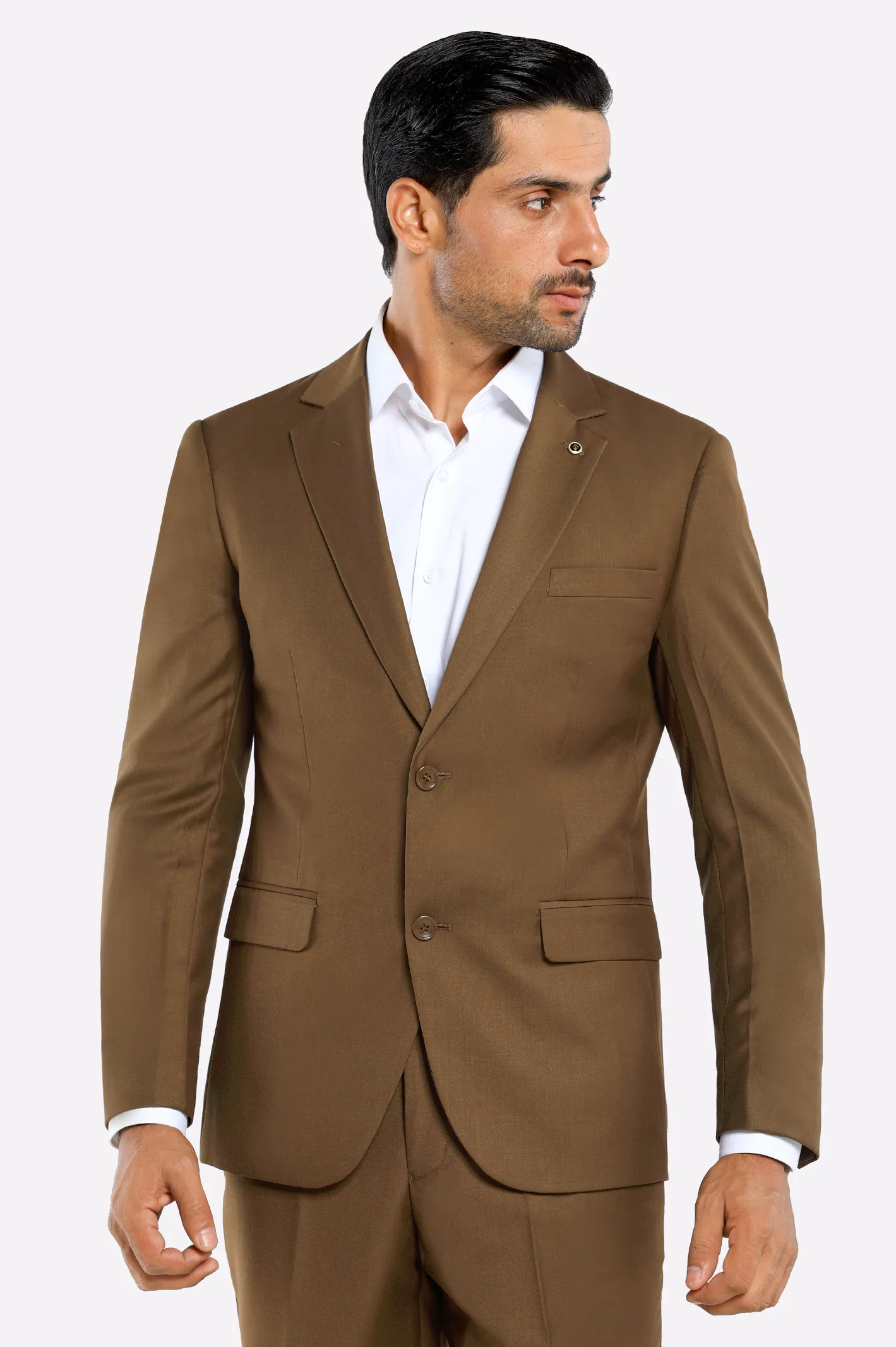 Dark Brown Formal 2PC Suit - Image 2