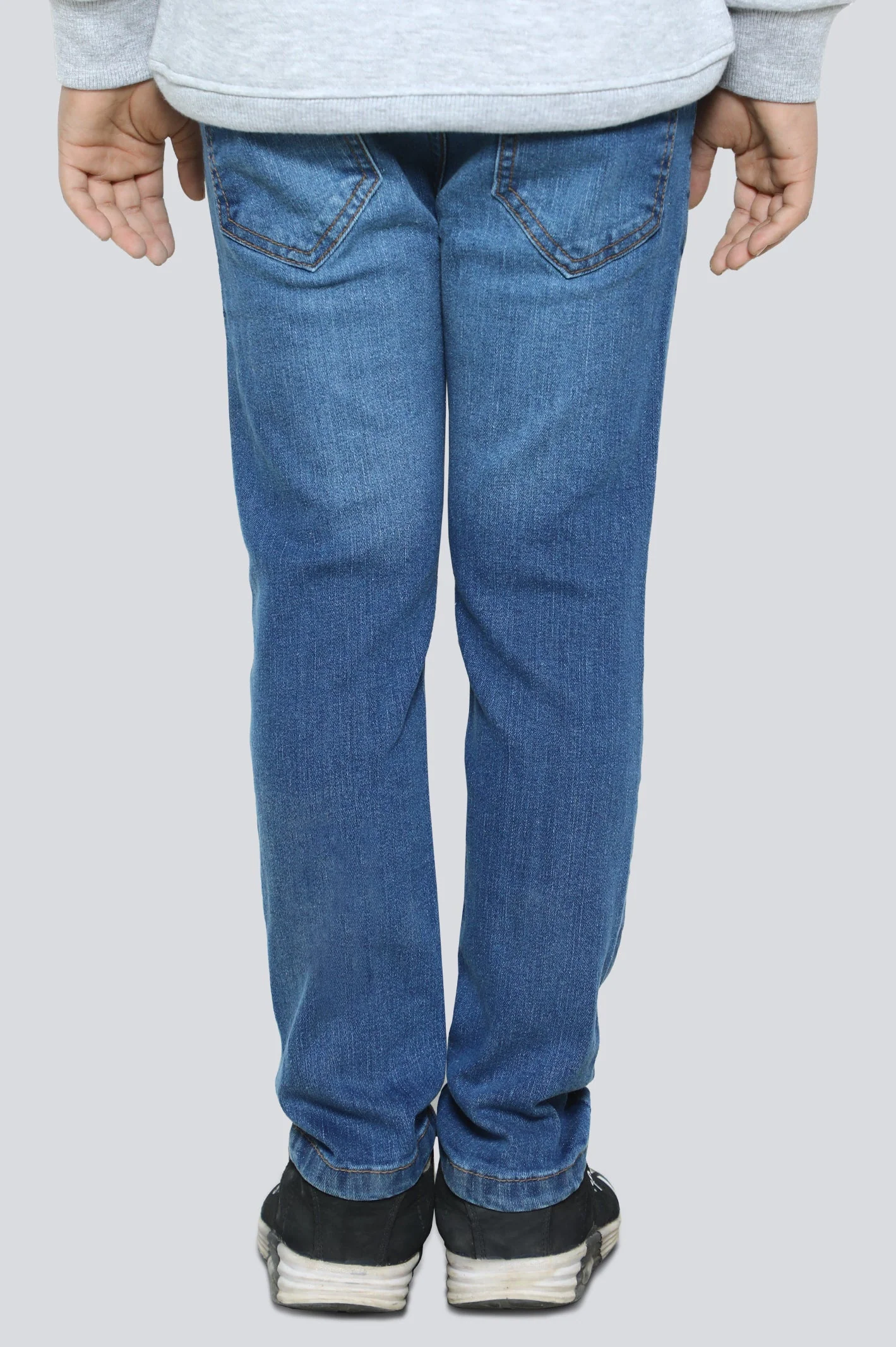 Medium Blue Slim Fit Denim Jeans - Image 2