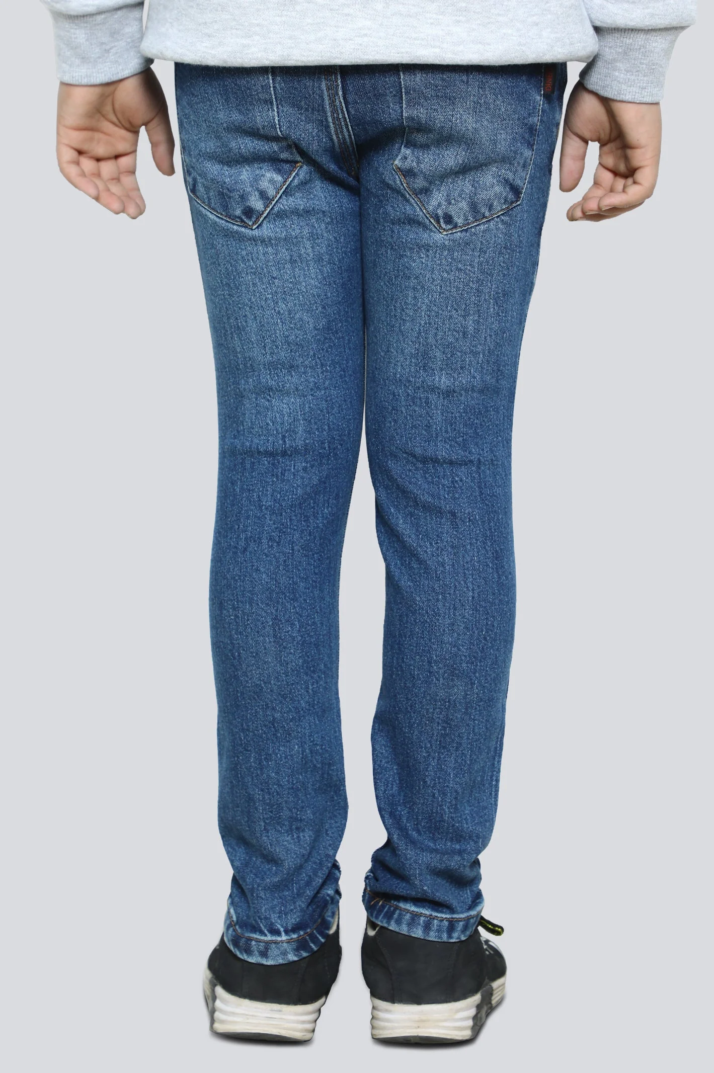 Medium Blue Slim Fit Denim Jeans - Image 2