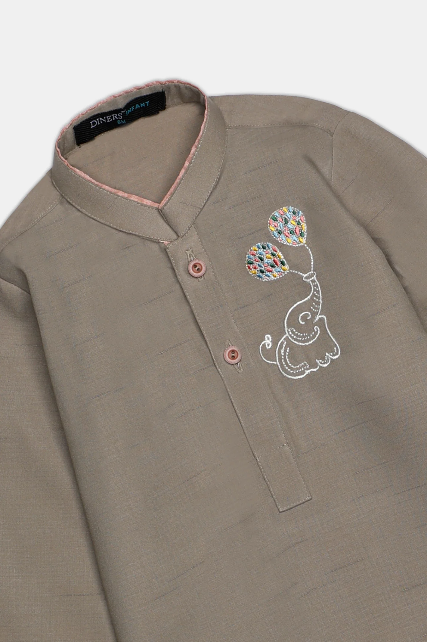 Beige Infant Kurta Shalwar - Image 2