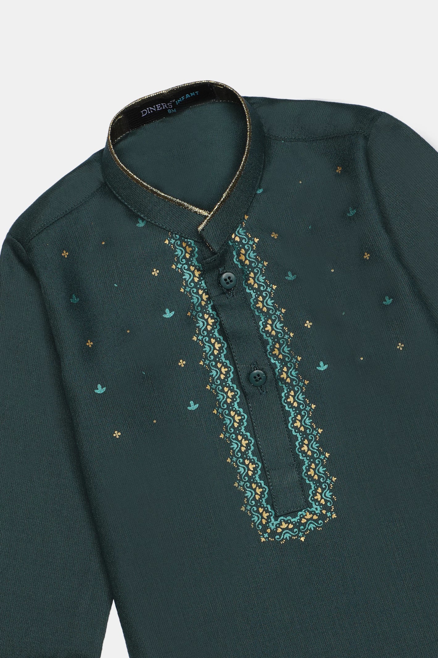 Green Infant Kameez Shalwar - Image 2