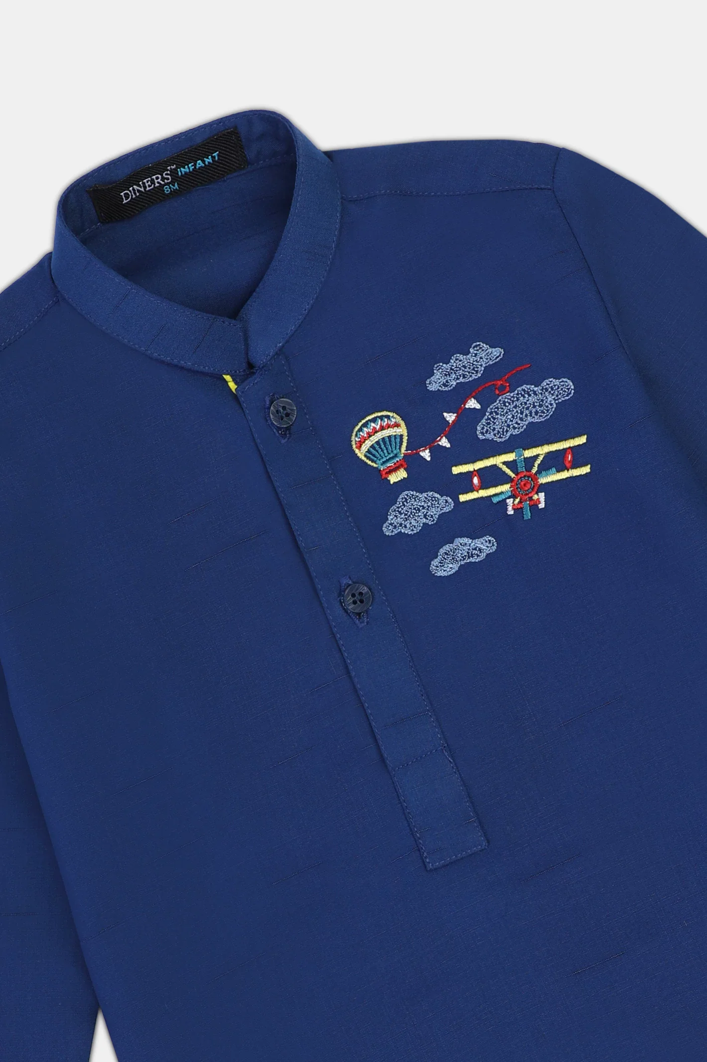 Royal Blue Infant Kurta Shalwar - Image 2
