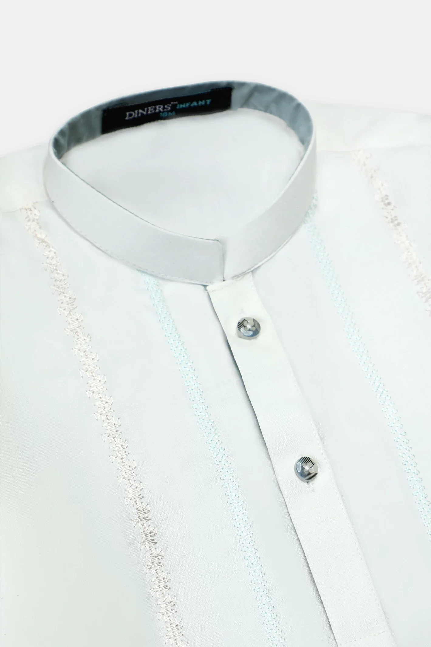 Off White Infant Kurta Shalwar - Image 2