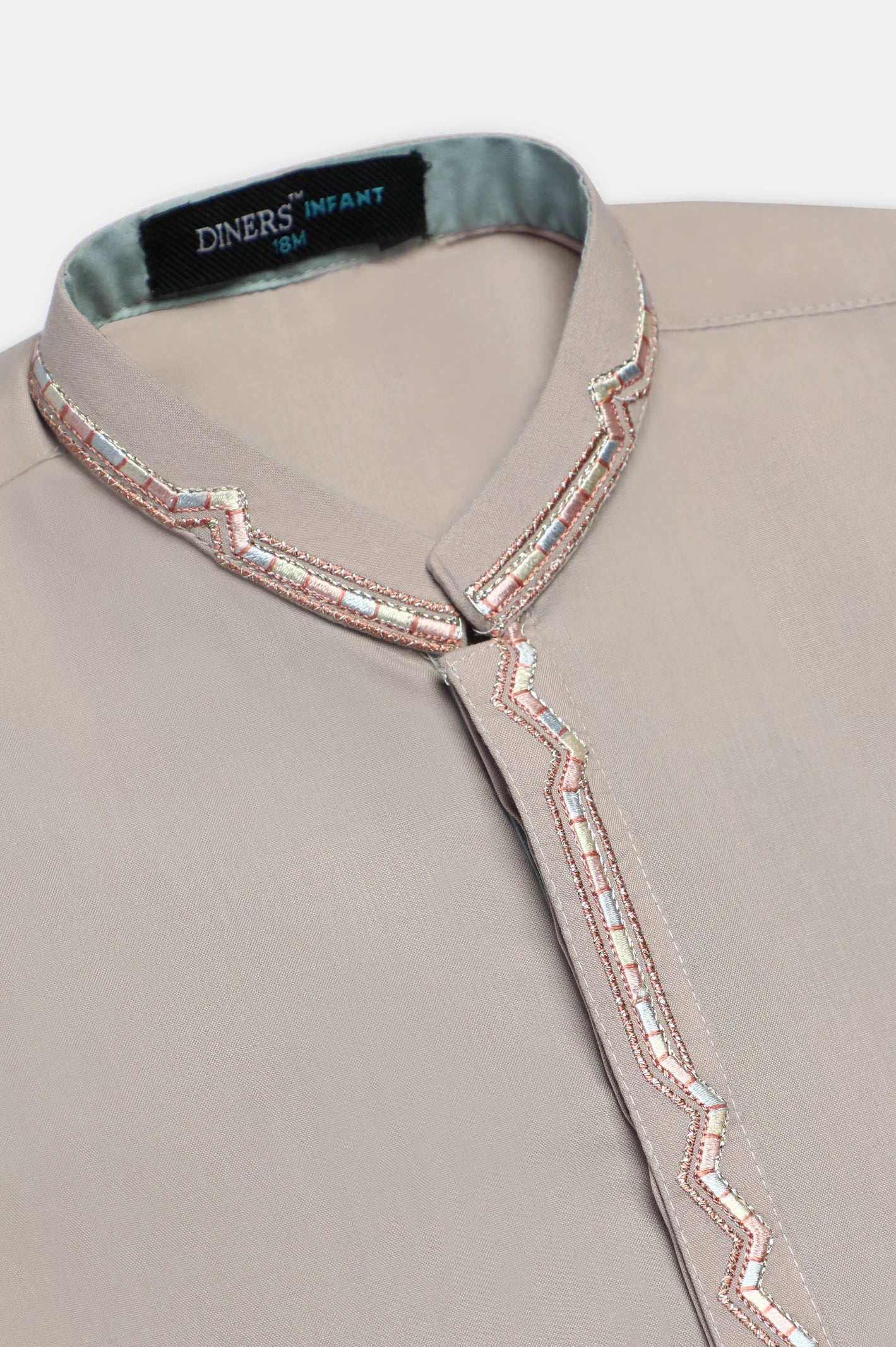 Tea Pink Infant Kurta Shalwar - Image 2