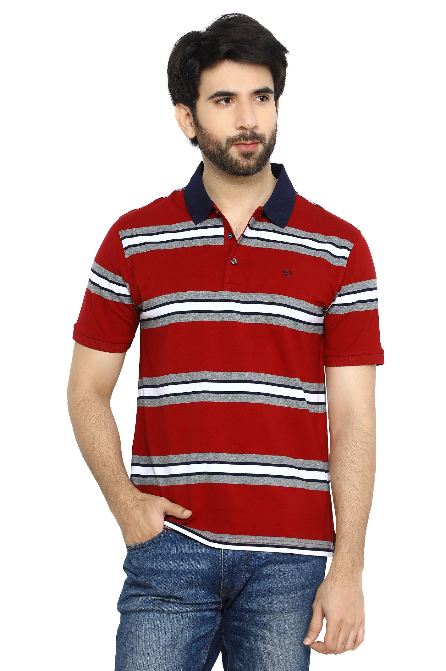 Striped Polo Shirt