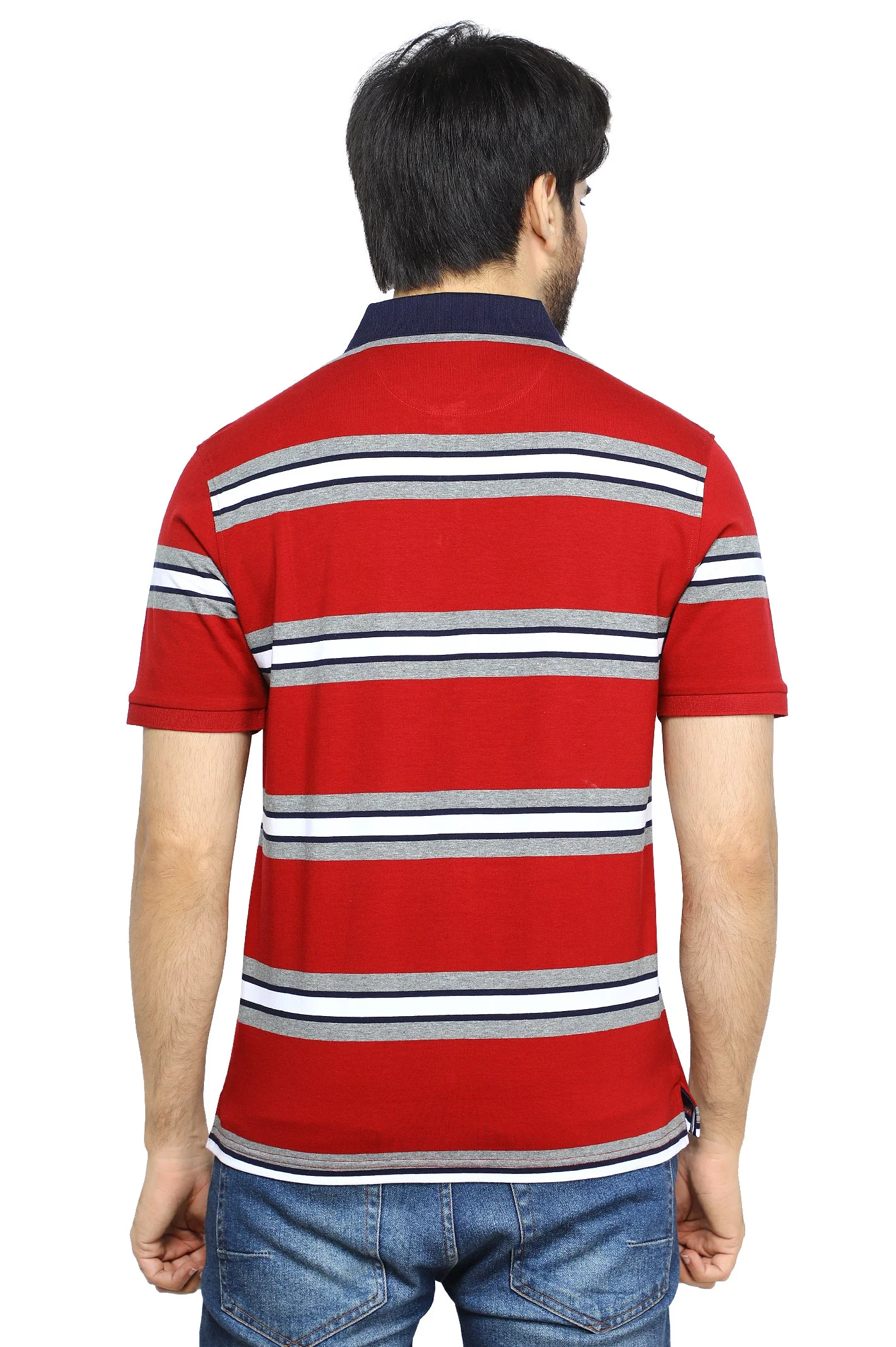 Striped Polo Shirt - Image 3