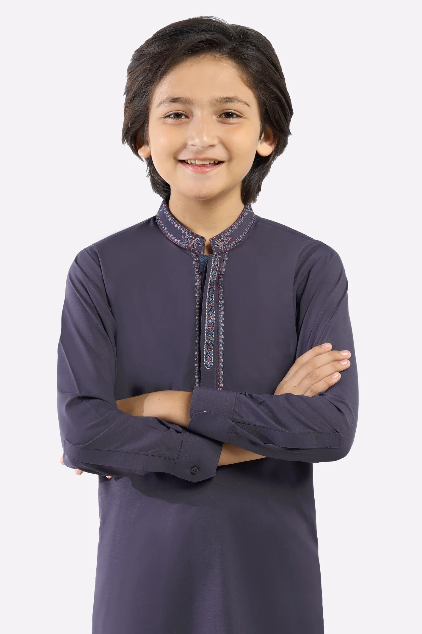 Light Purple Boys Kurta Pajama - Image 2