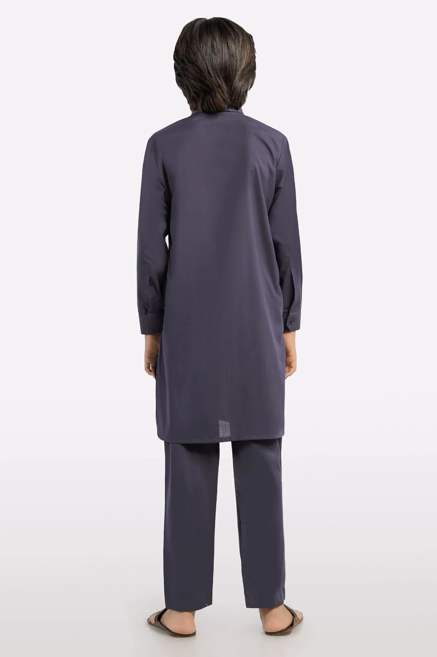 Light Purple Boys Kurta Pajama - Image 4