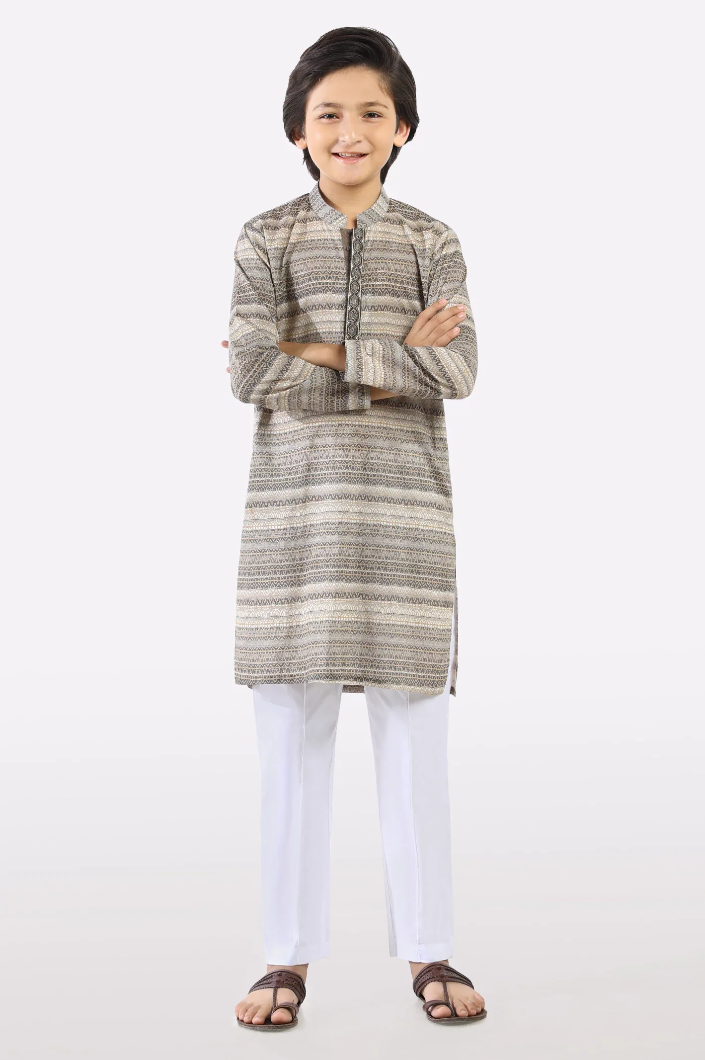 Brown Boys Kurta Pajama