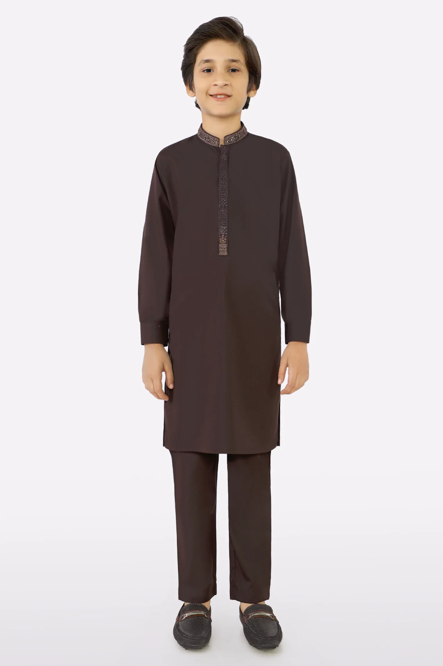 Bargundy Boys Kurta Pajama