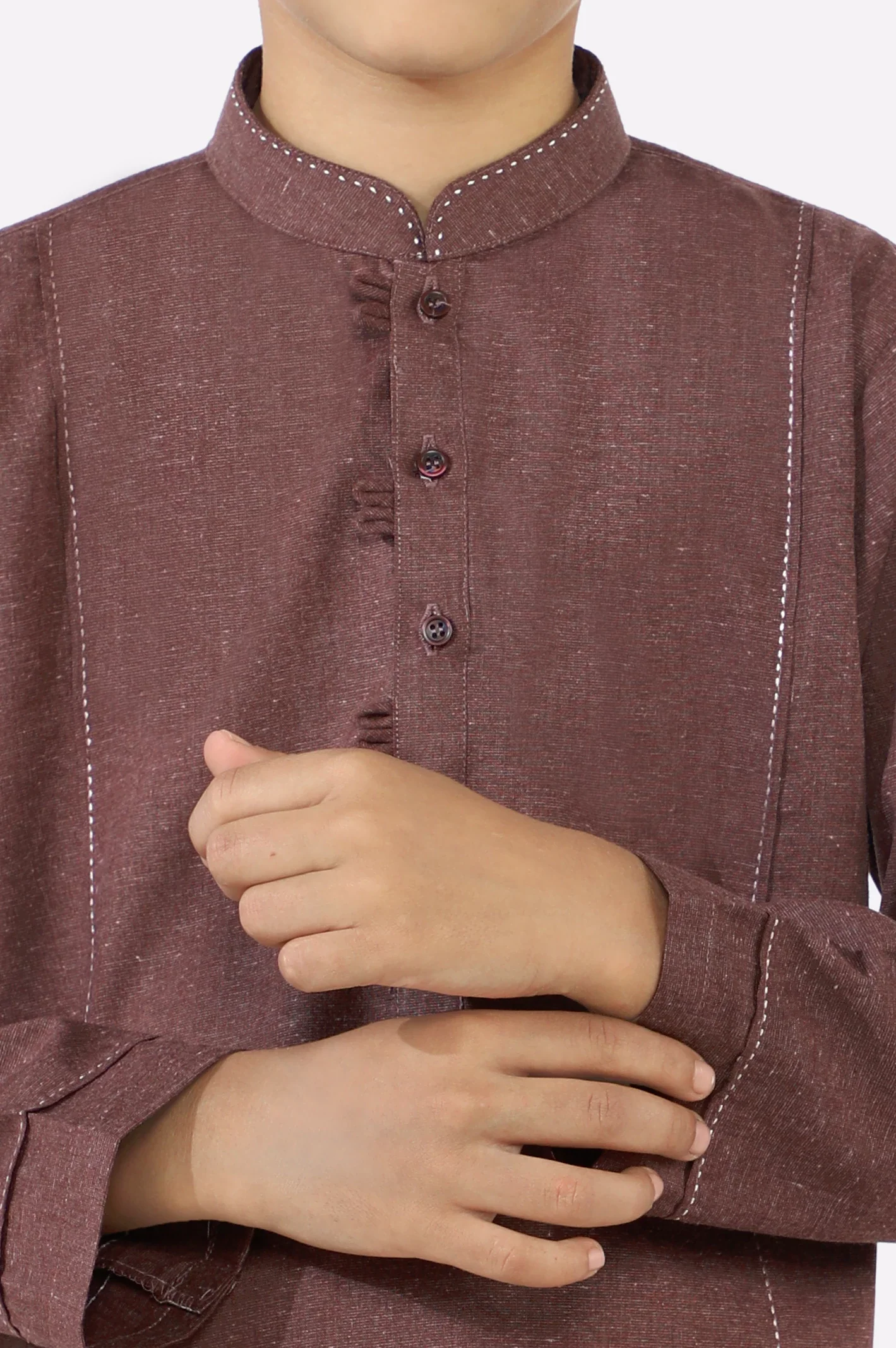 Purple Boys Kurta Pajama - Image 3