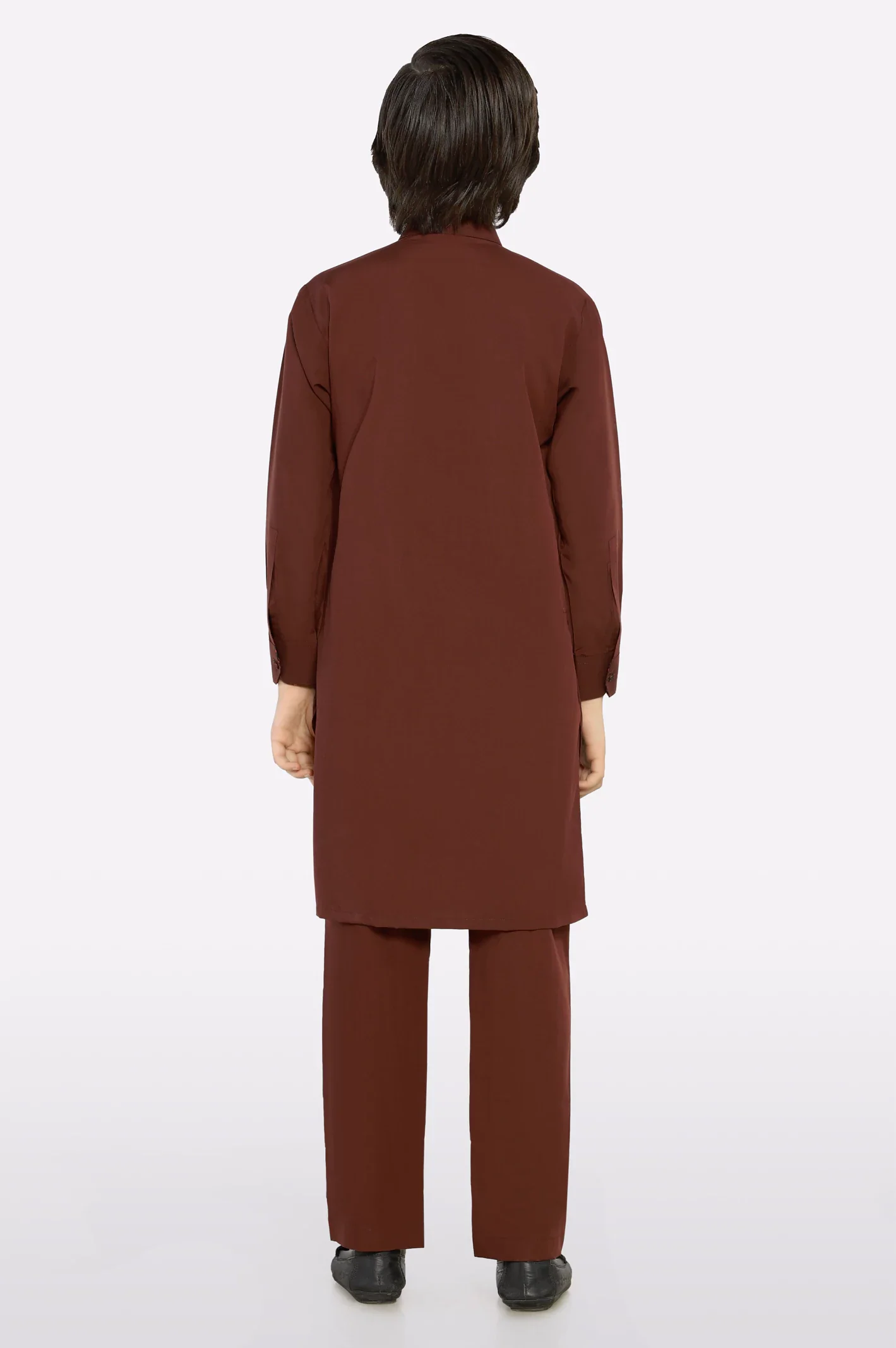 Maroon Boys Kurta Pajama - Image 4