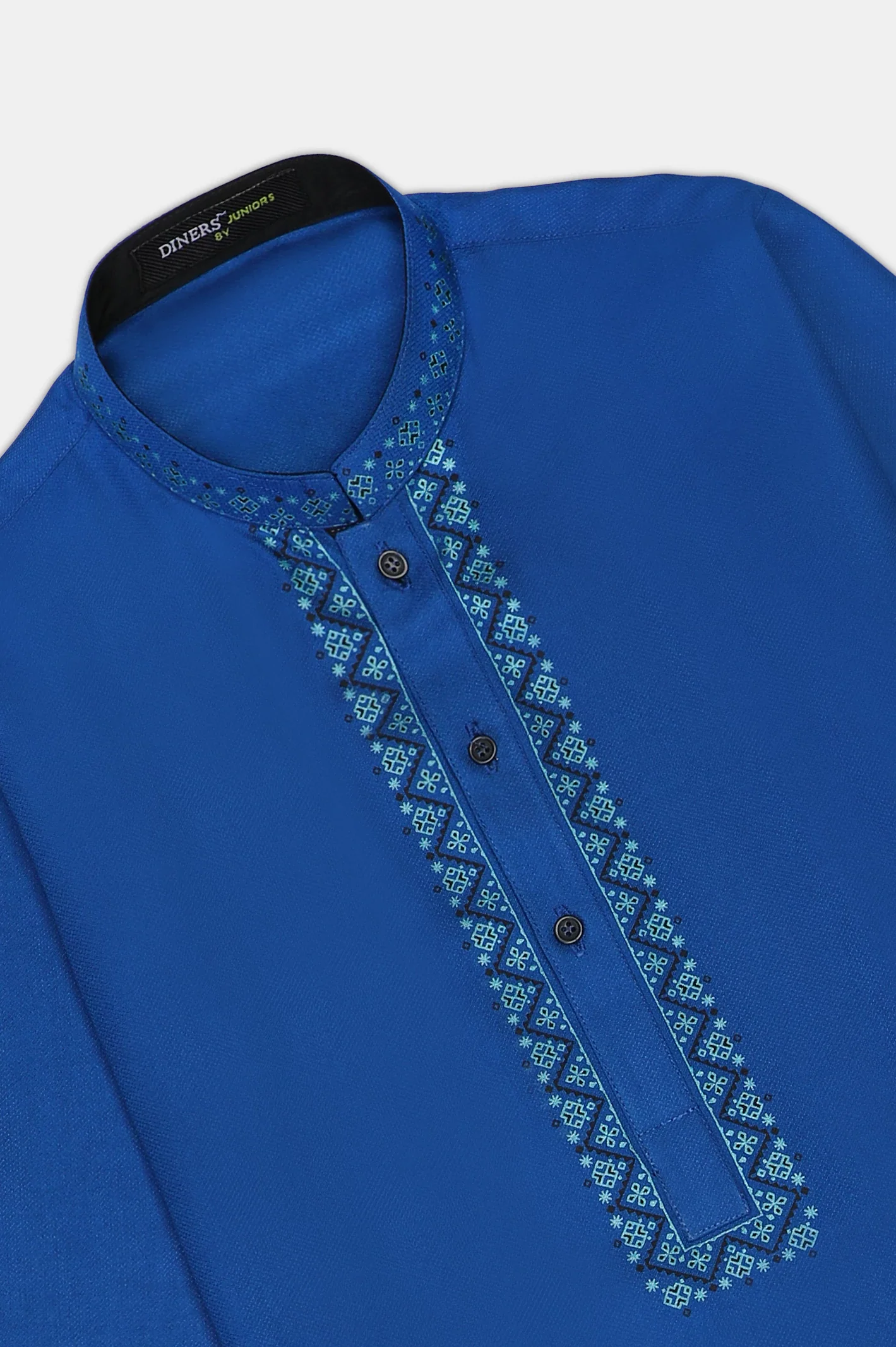 Royal Blue Boys Kurta Pajama - Image 2