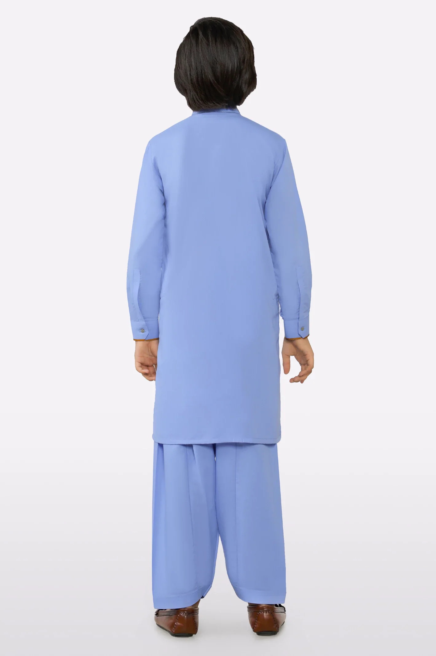 Sky Blue Boys Kameez Shalwar - Image 2