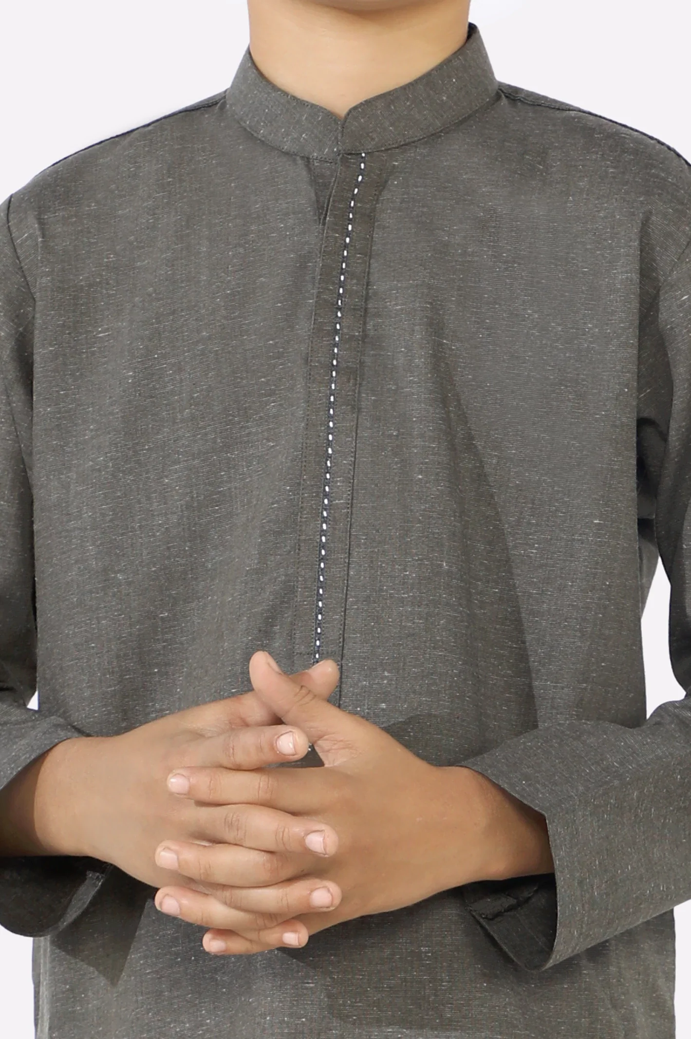 Dark Green Boys Kameez Shalwar - Image 3