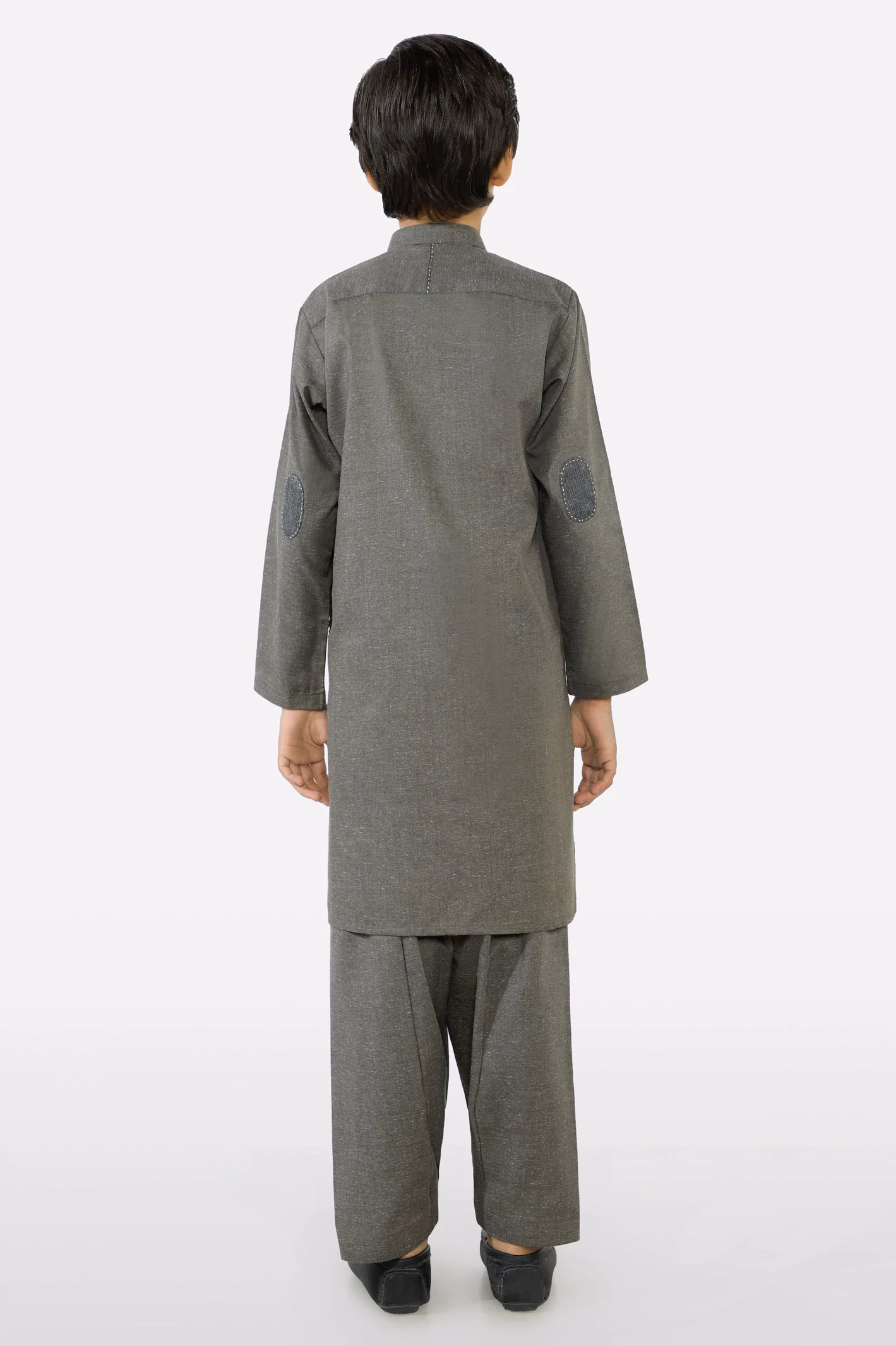 Dark Green Boys Kameez Shalwar - Image 4
