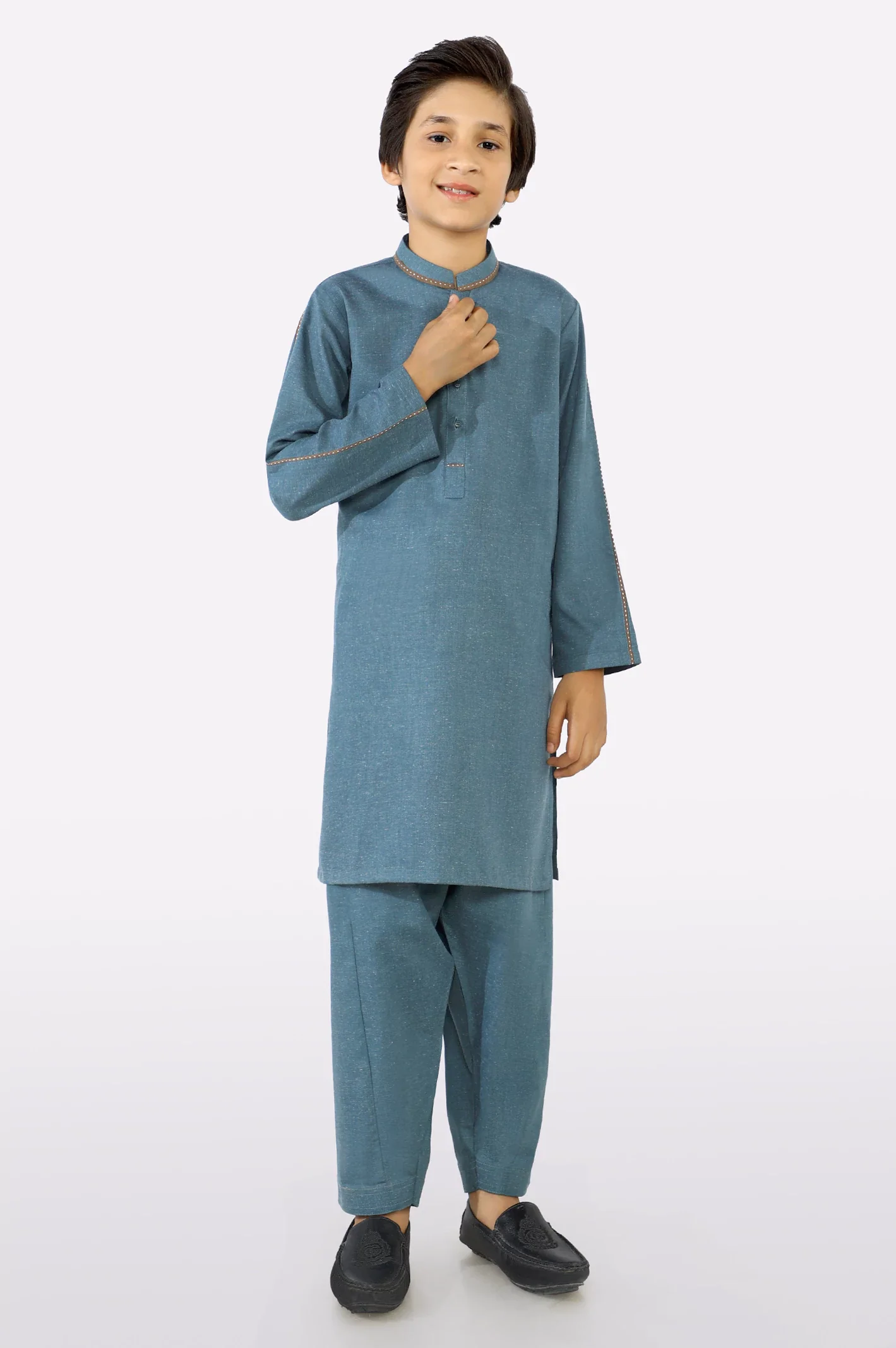 Green Boys Kameez Shalwar