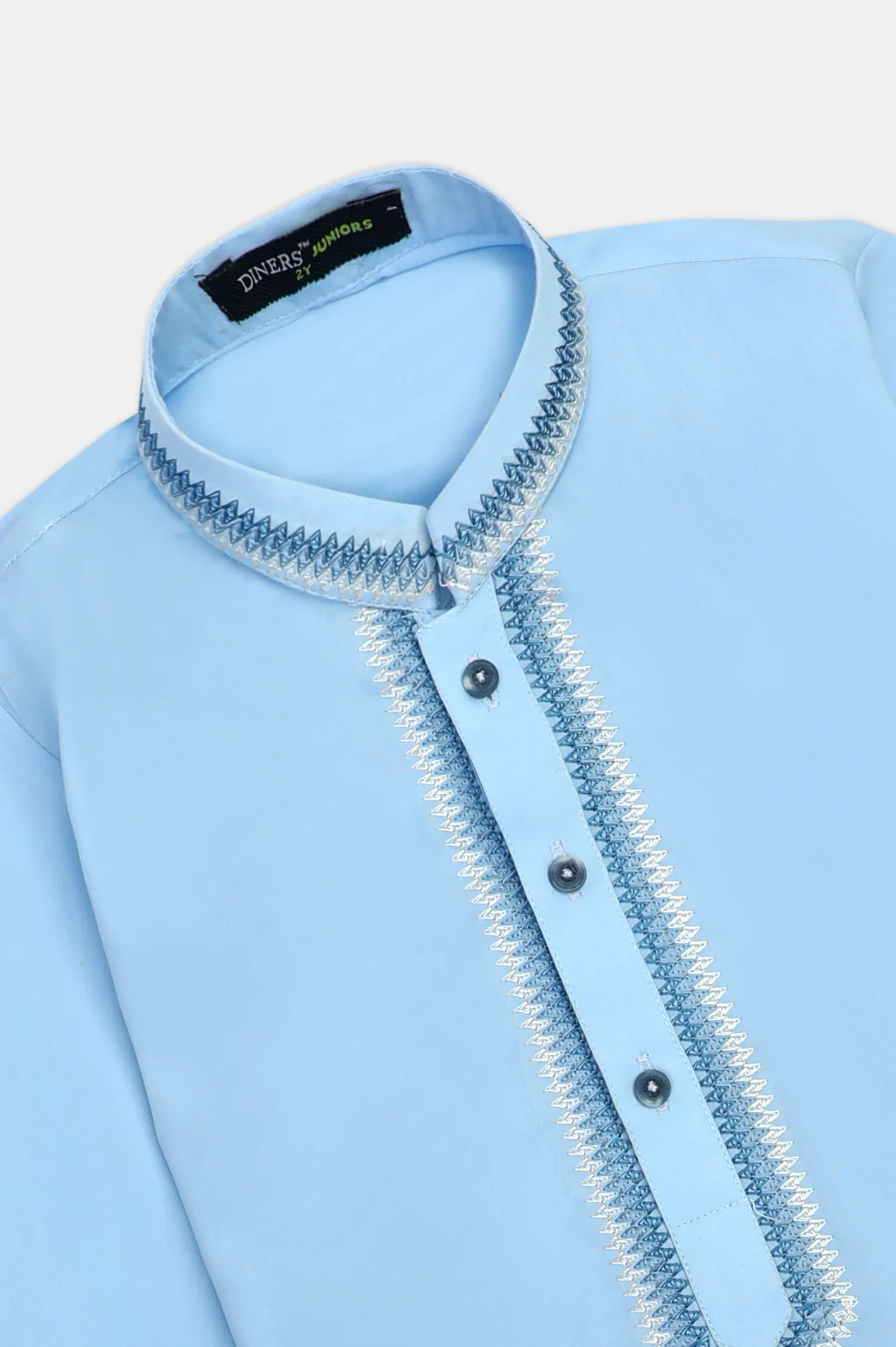 Sky Blue Boys Kameez Shalwar - Image 2