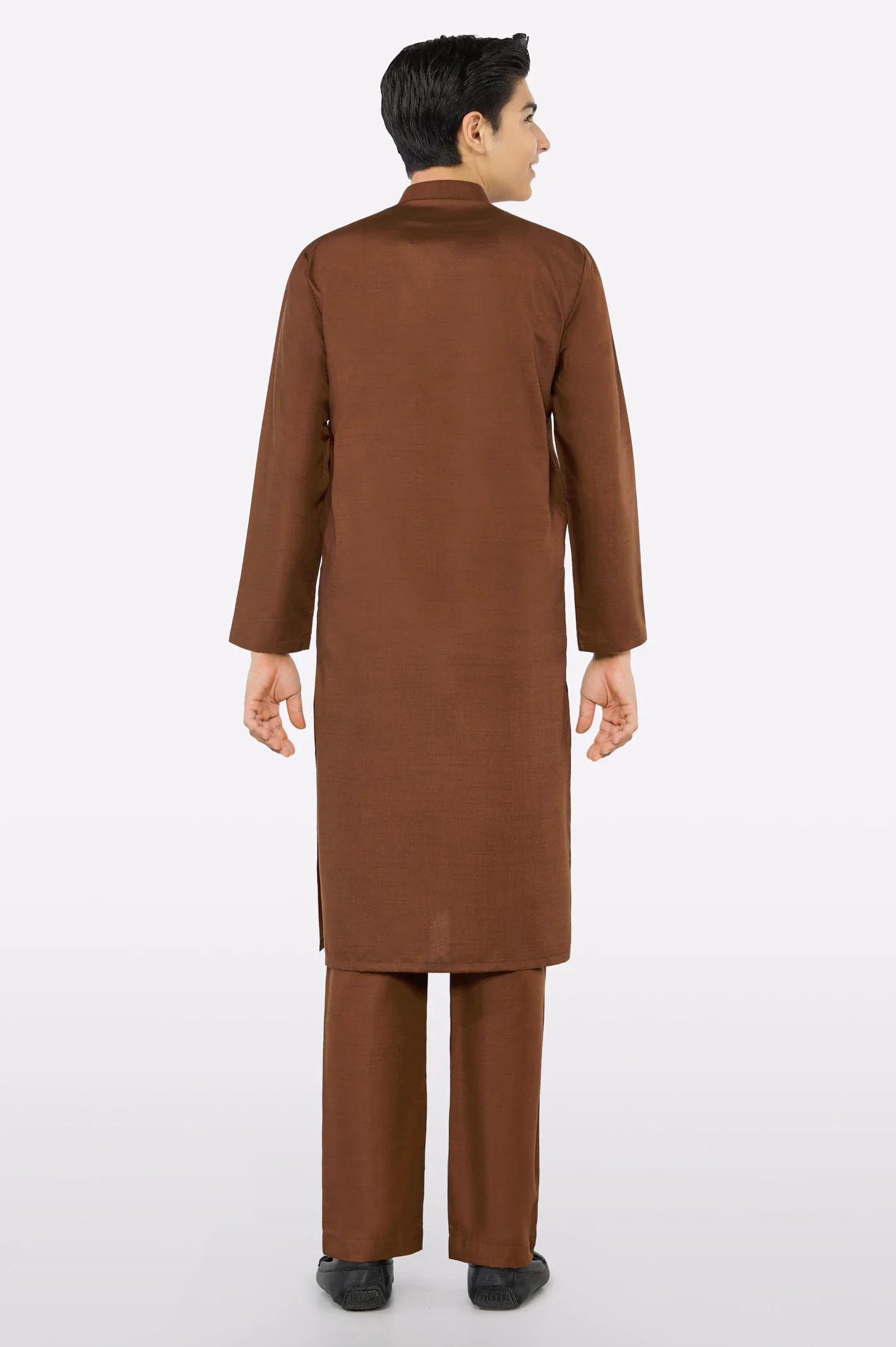 Light Brown Teens Kurta Pajama - Image 3