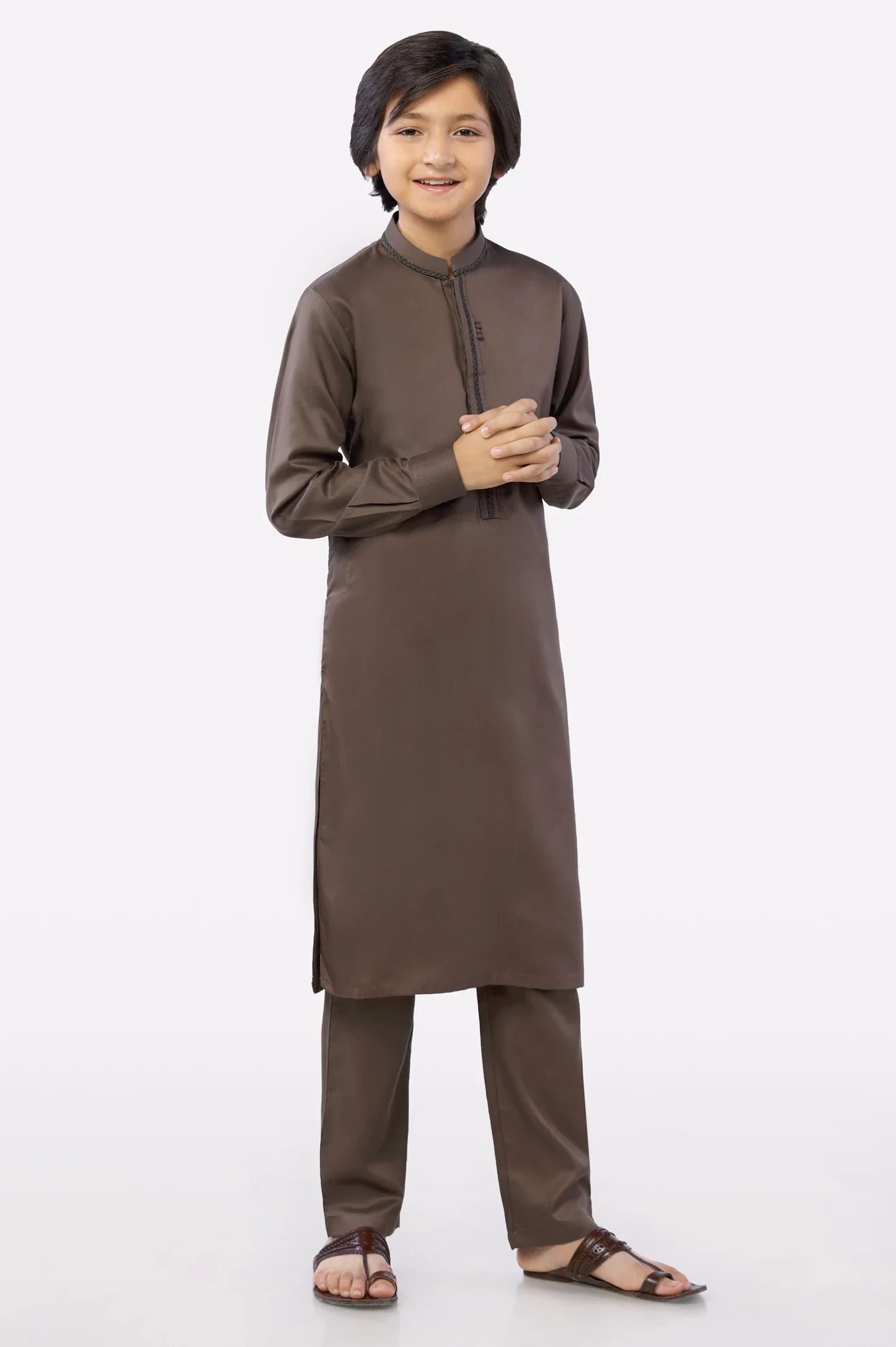 Brown Boys Kurta Pajama