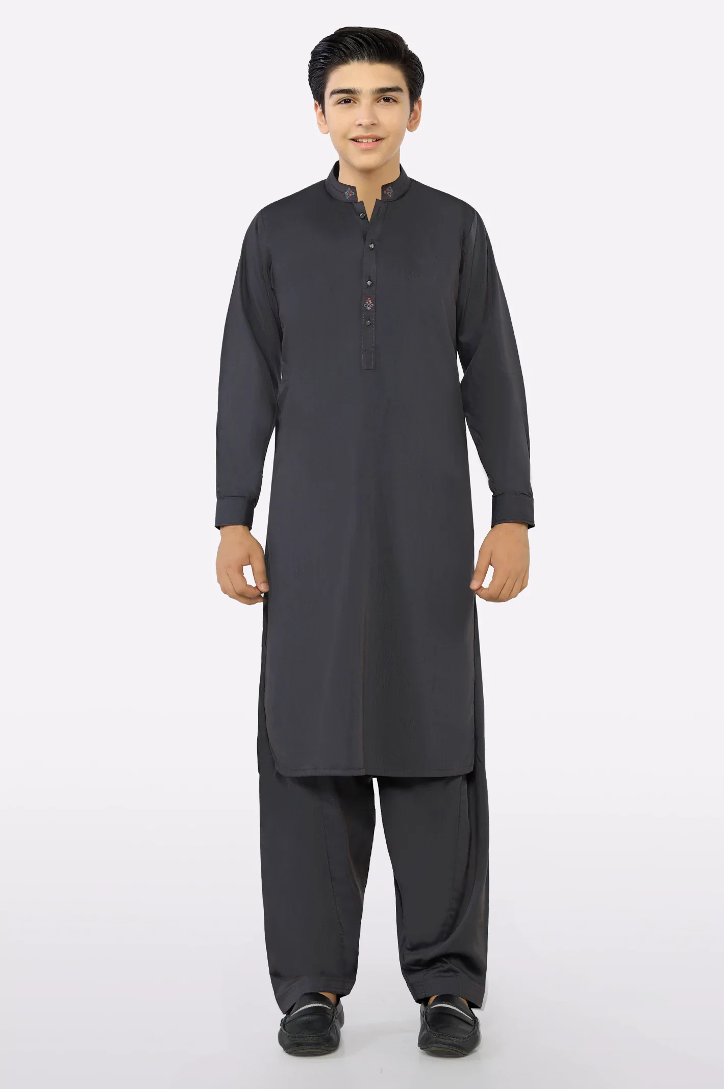 Charcoal Teens Kameez Shalwar