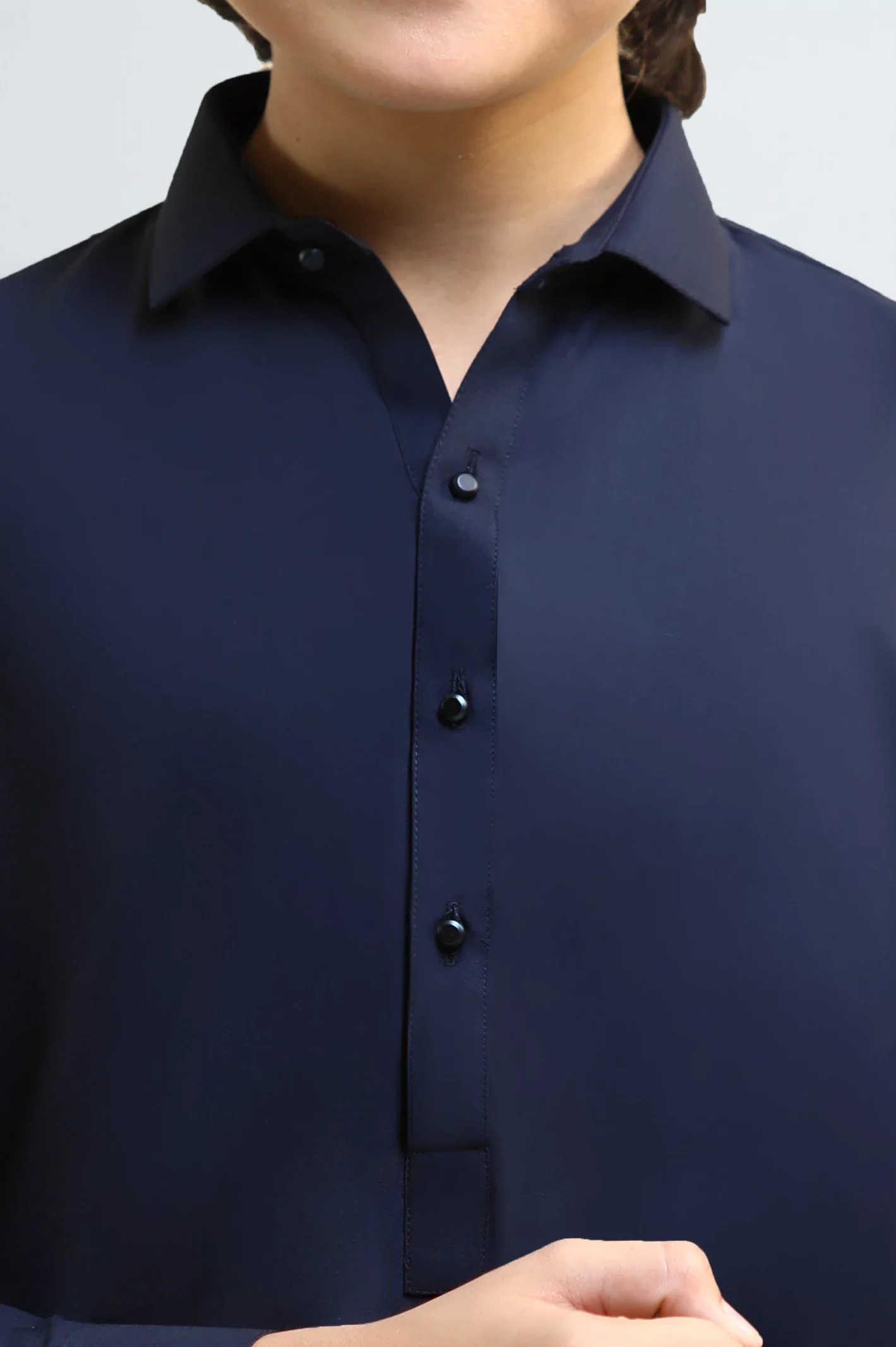 Navy Blue Teens Kameez Shalwar - Image 3