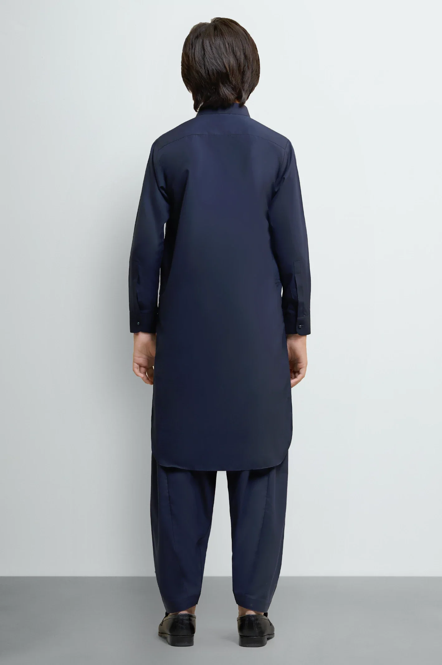 Navy Blue Teens Kameez Shalwar - Image 4