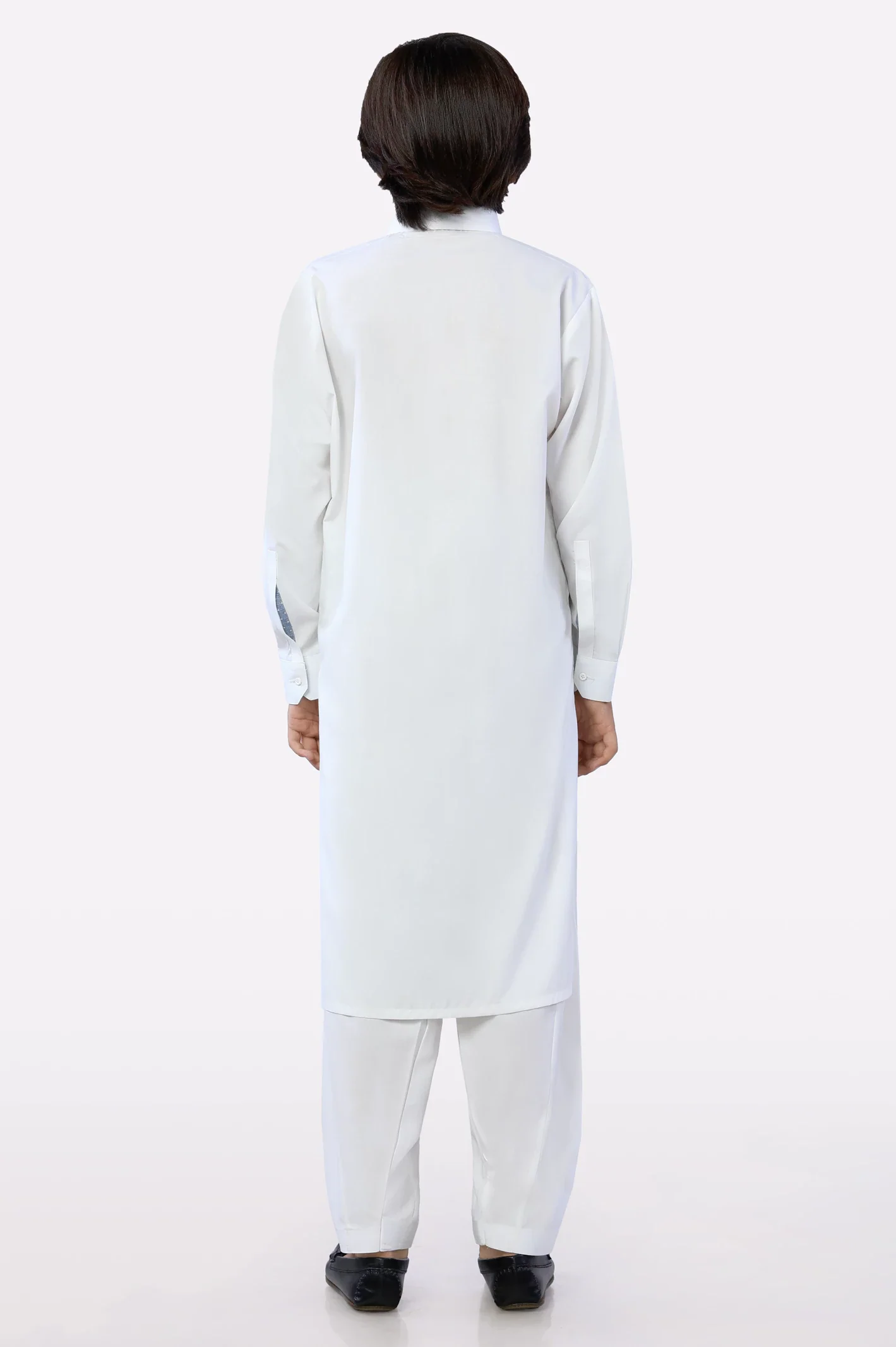 Off White Boys Kameez Shalwar - Image 3