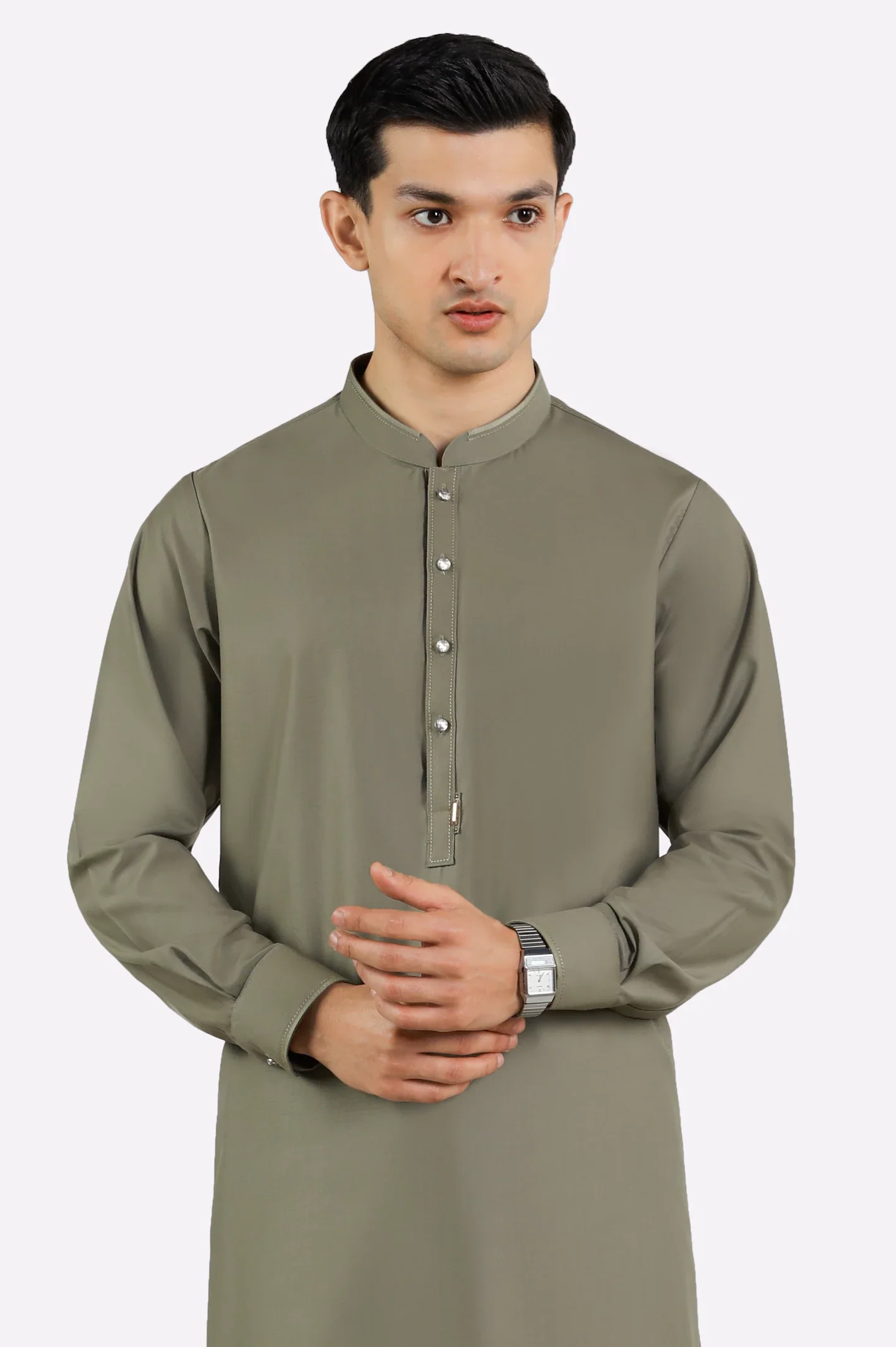 Beige Wash & Wear Shalwar Kameez